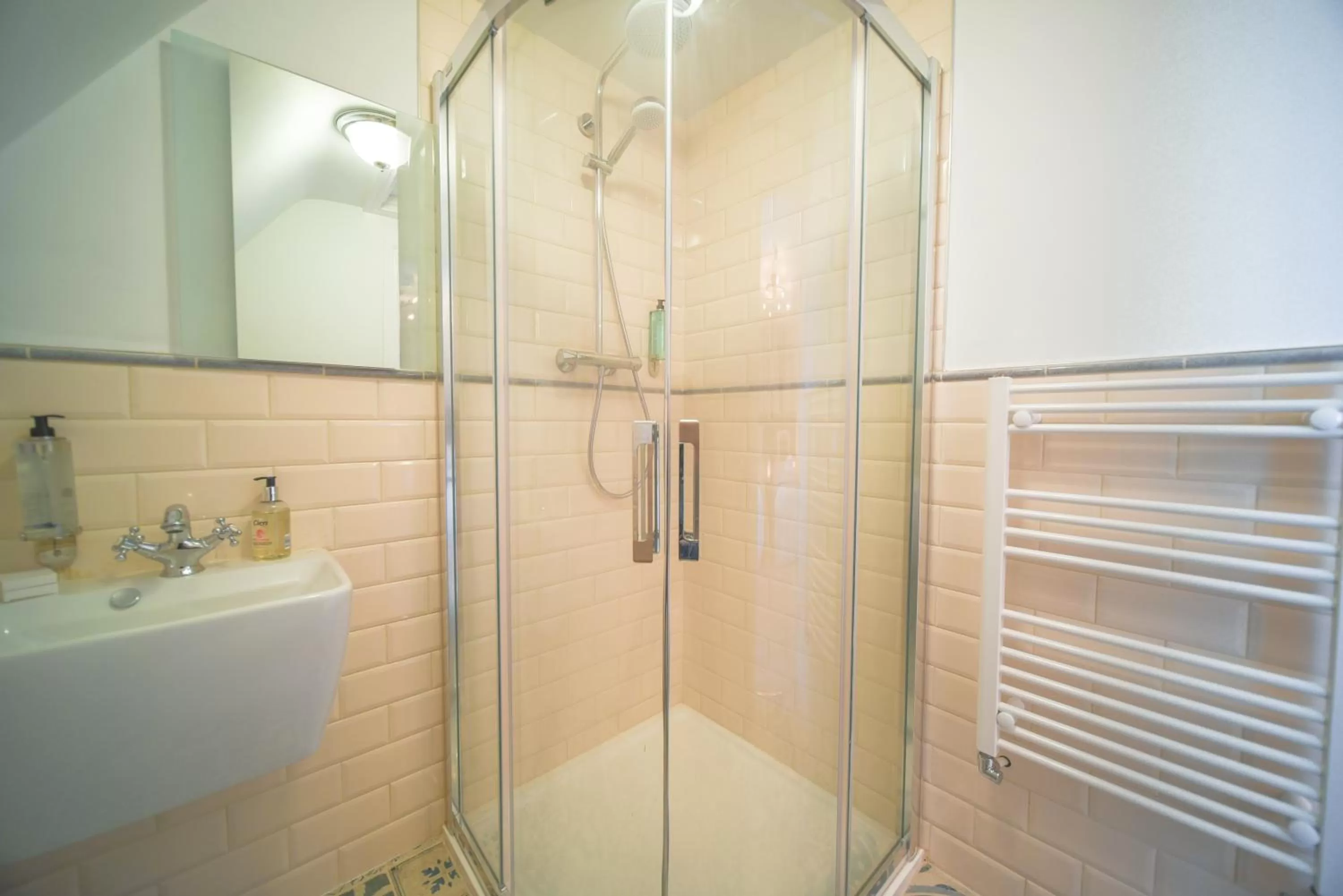 Bathroom in The Strand Hotel, the former residence of Oscar Wilde