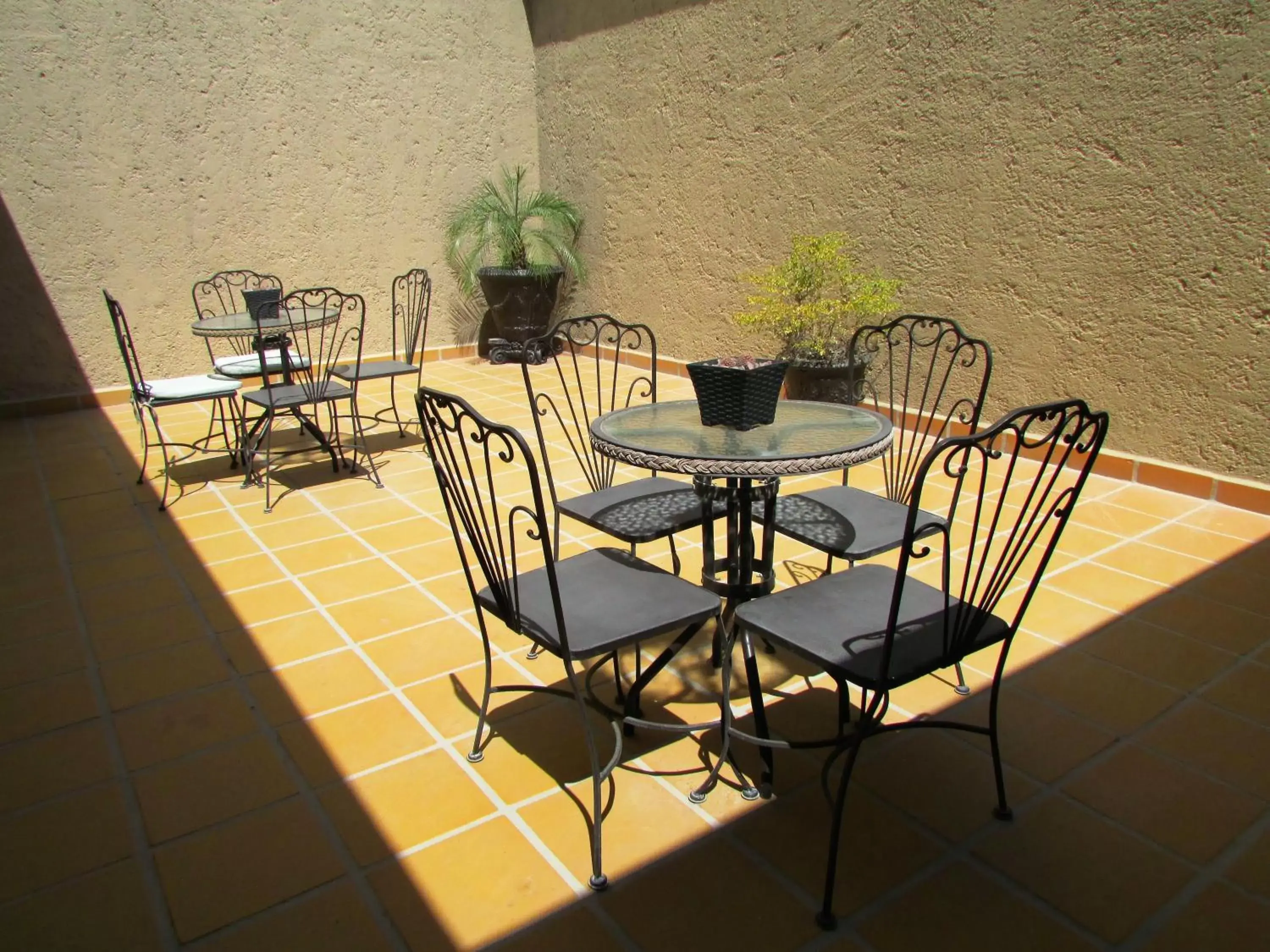 Patio, Restaurant/Places to Eat in Best Western Hotel Posada Del Rio Express