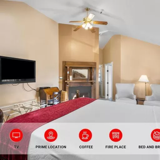 TV/Entertainment Center in Hennessey House Bed and Breakfast