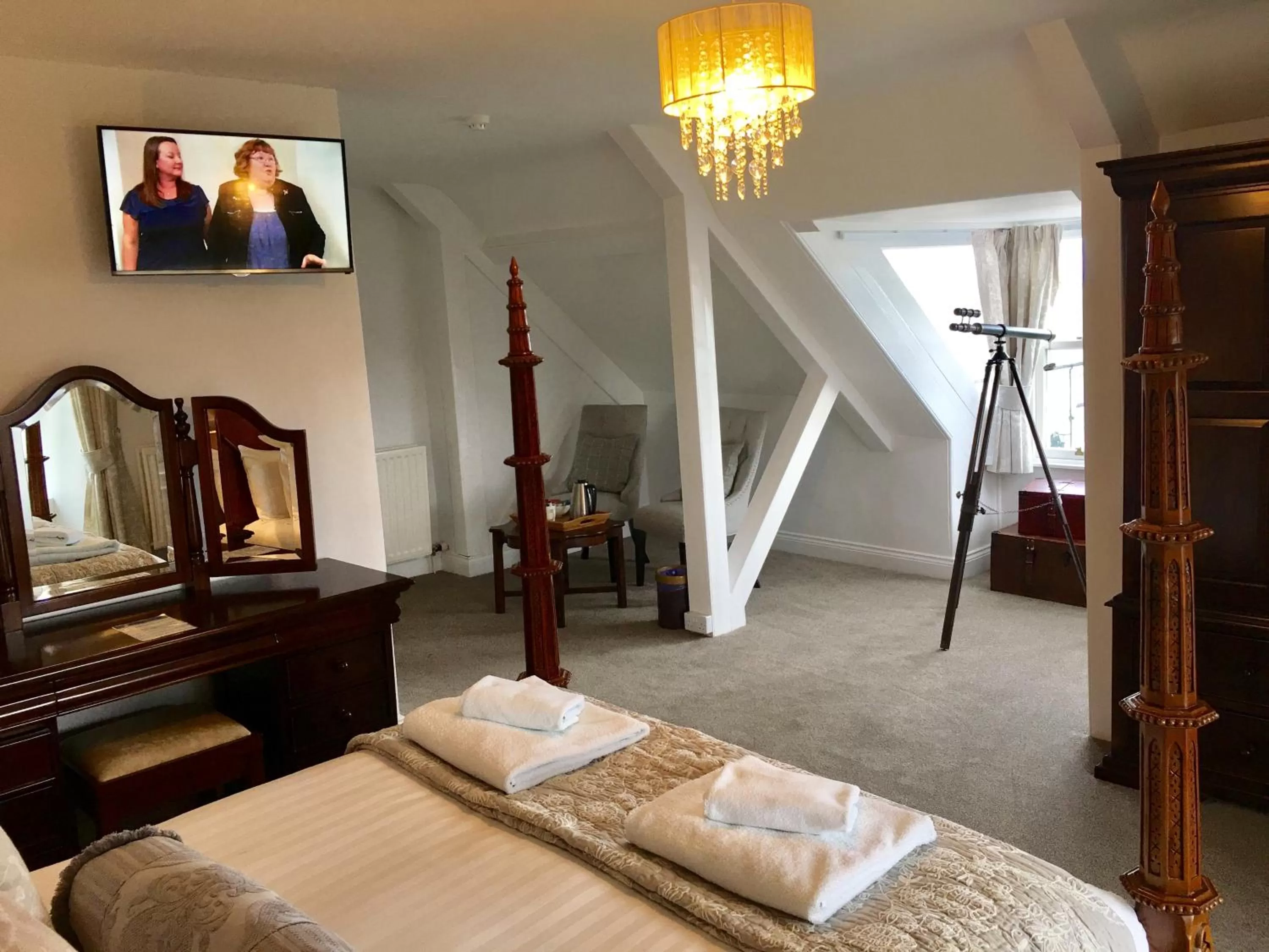 Bed in Manor House Hotel Holy Island