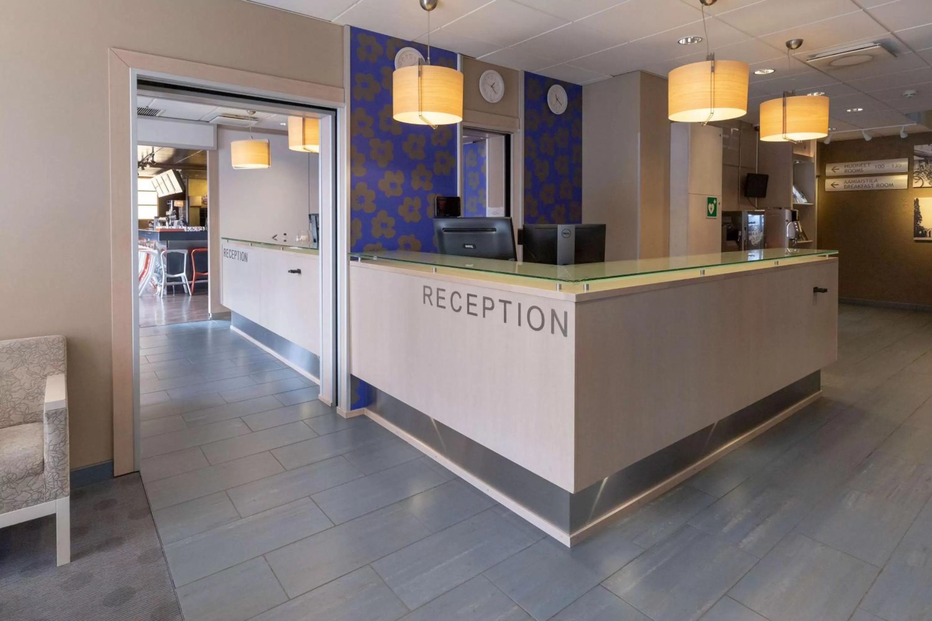 Lobby or reception in Scandic Hyvinkää