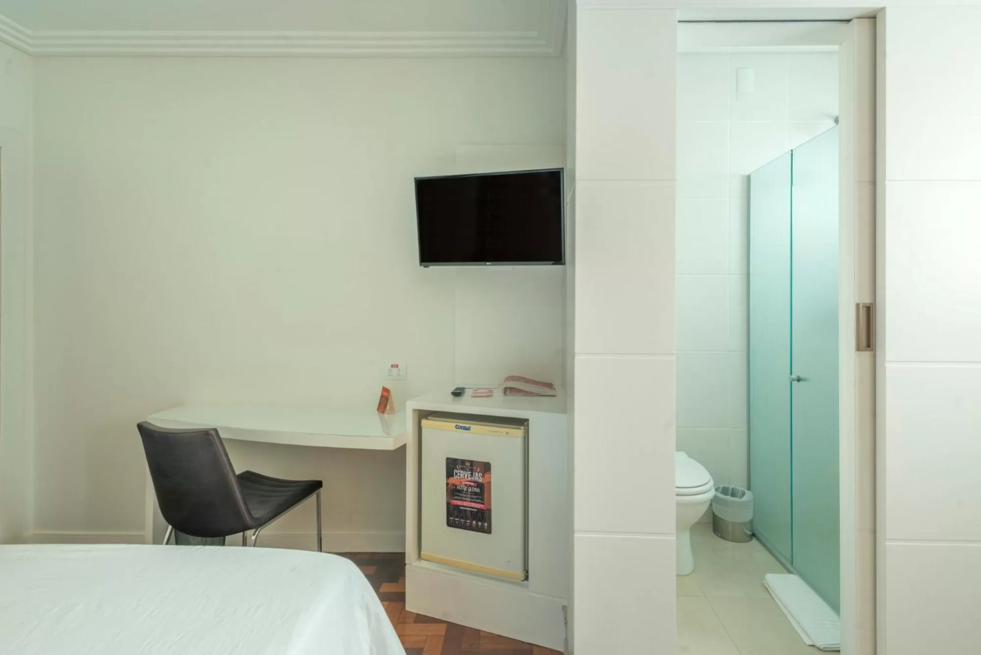 Bed in Hotel Glória Blumenau