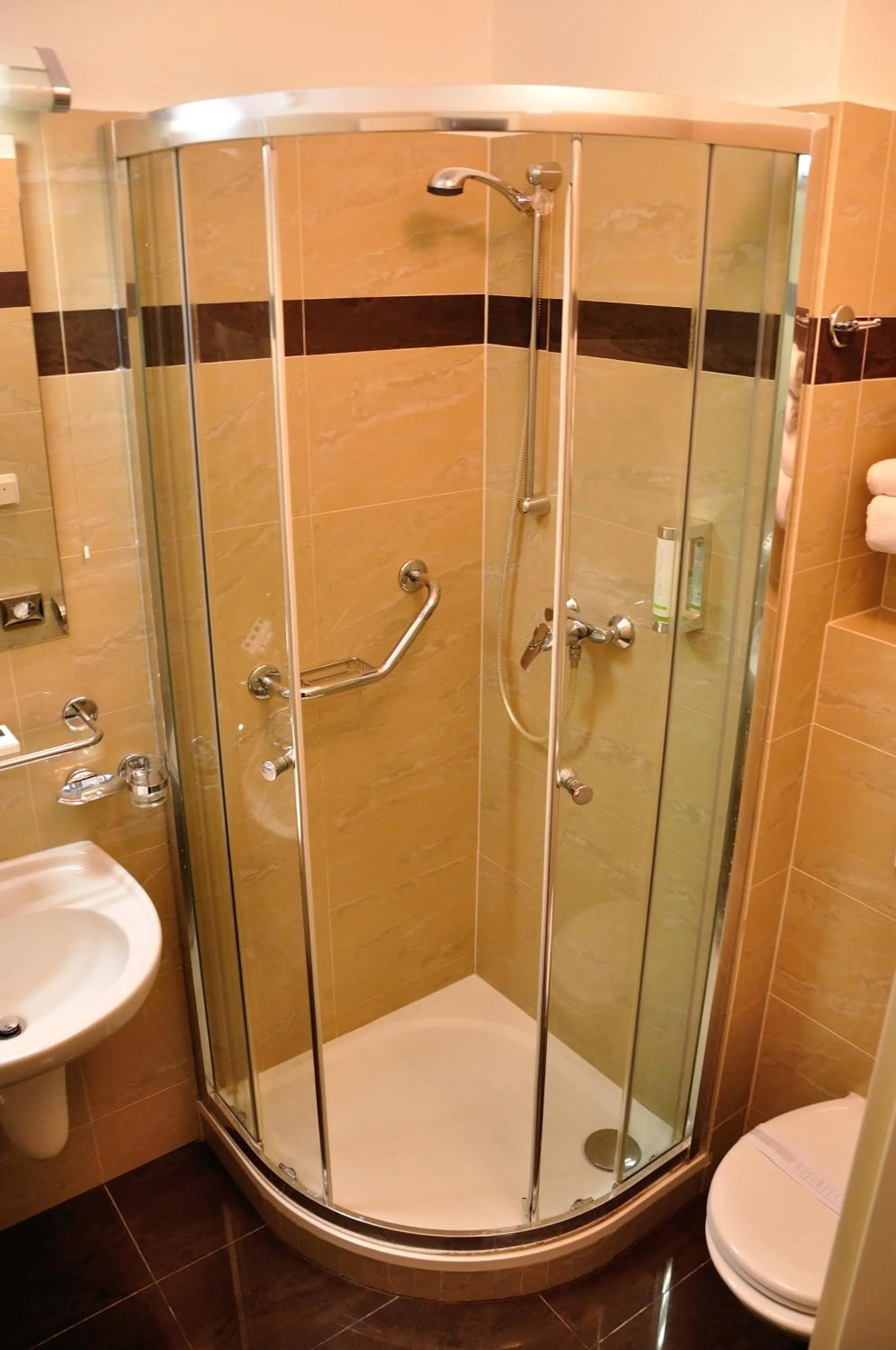 Bathroom in Hotel Certovka