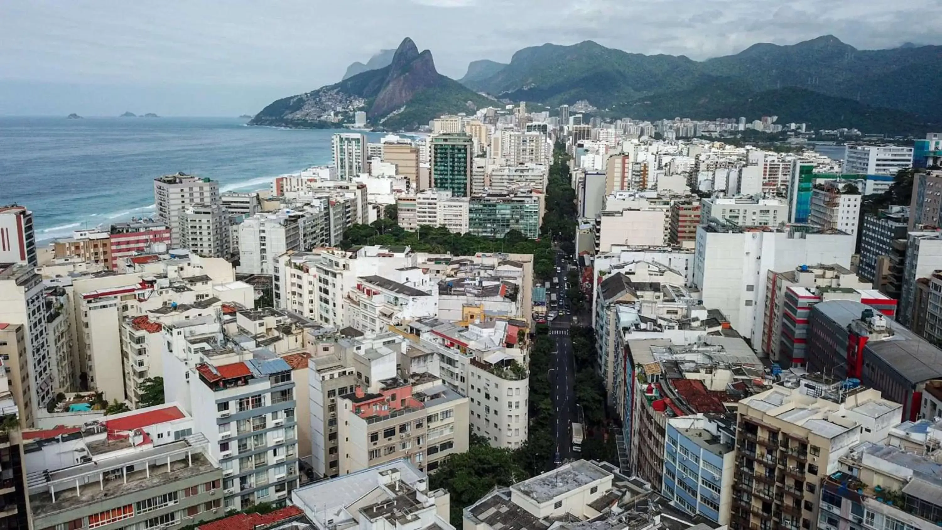 Property building, Bird's-eye View in Nobile Hotel Copacabana Design