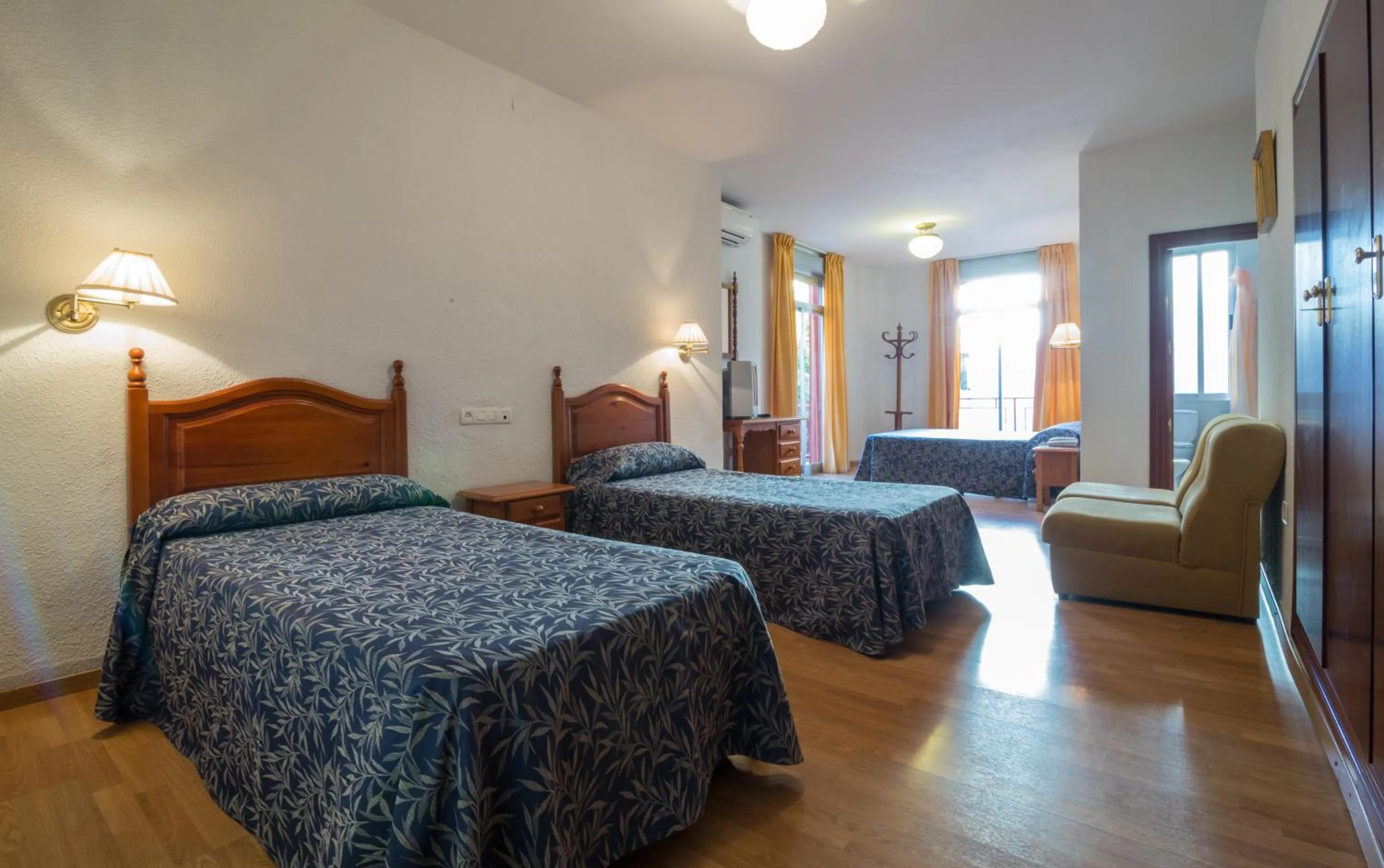 Decorative detail, Bed in Hotel Andalucia