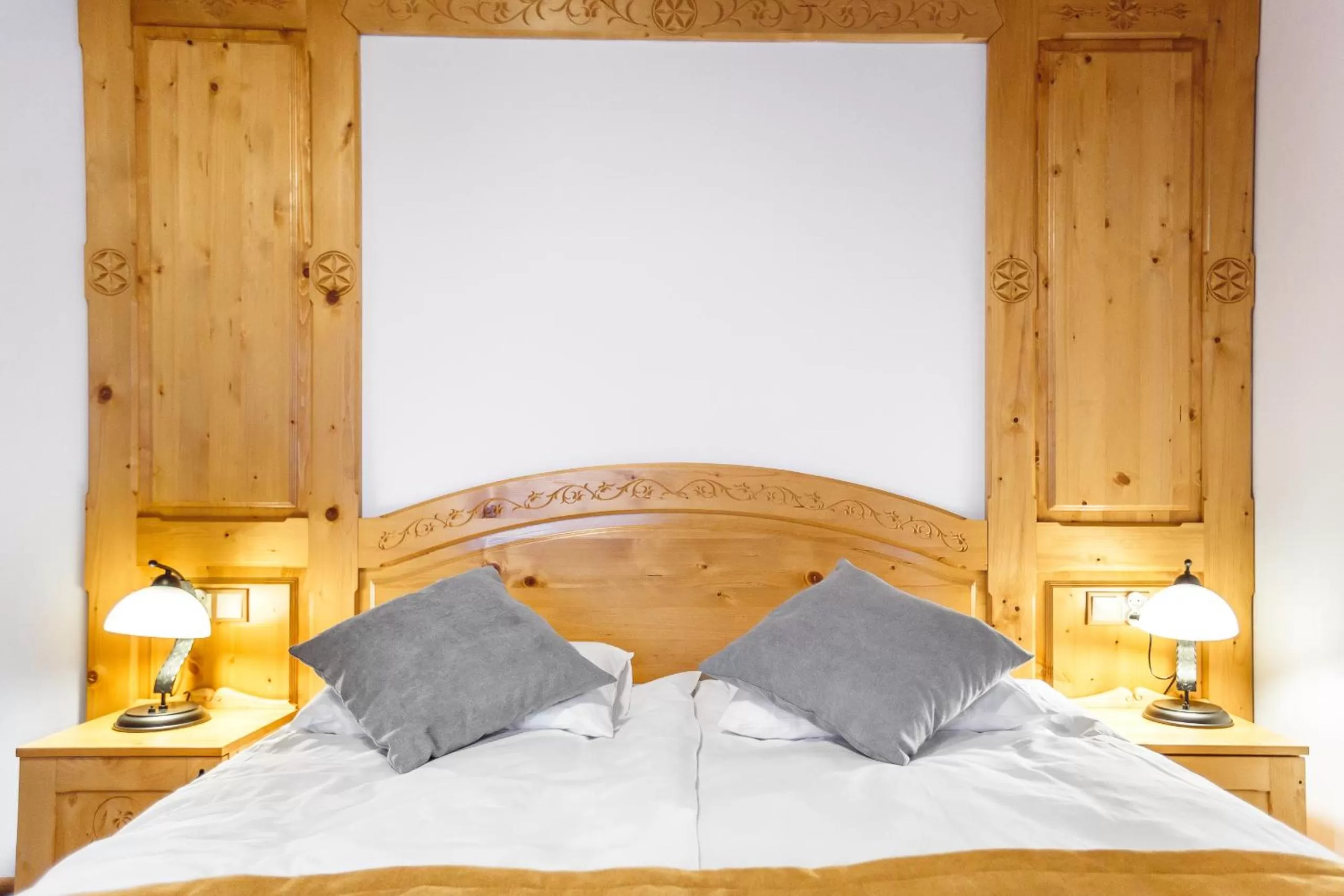 Decorative detail, Bed in Górskie Wspomnienie