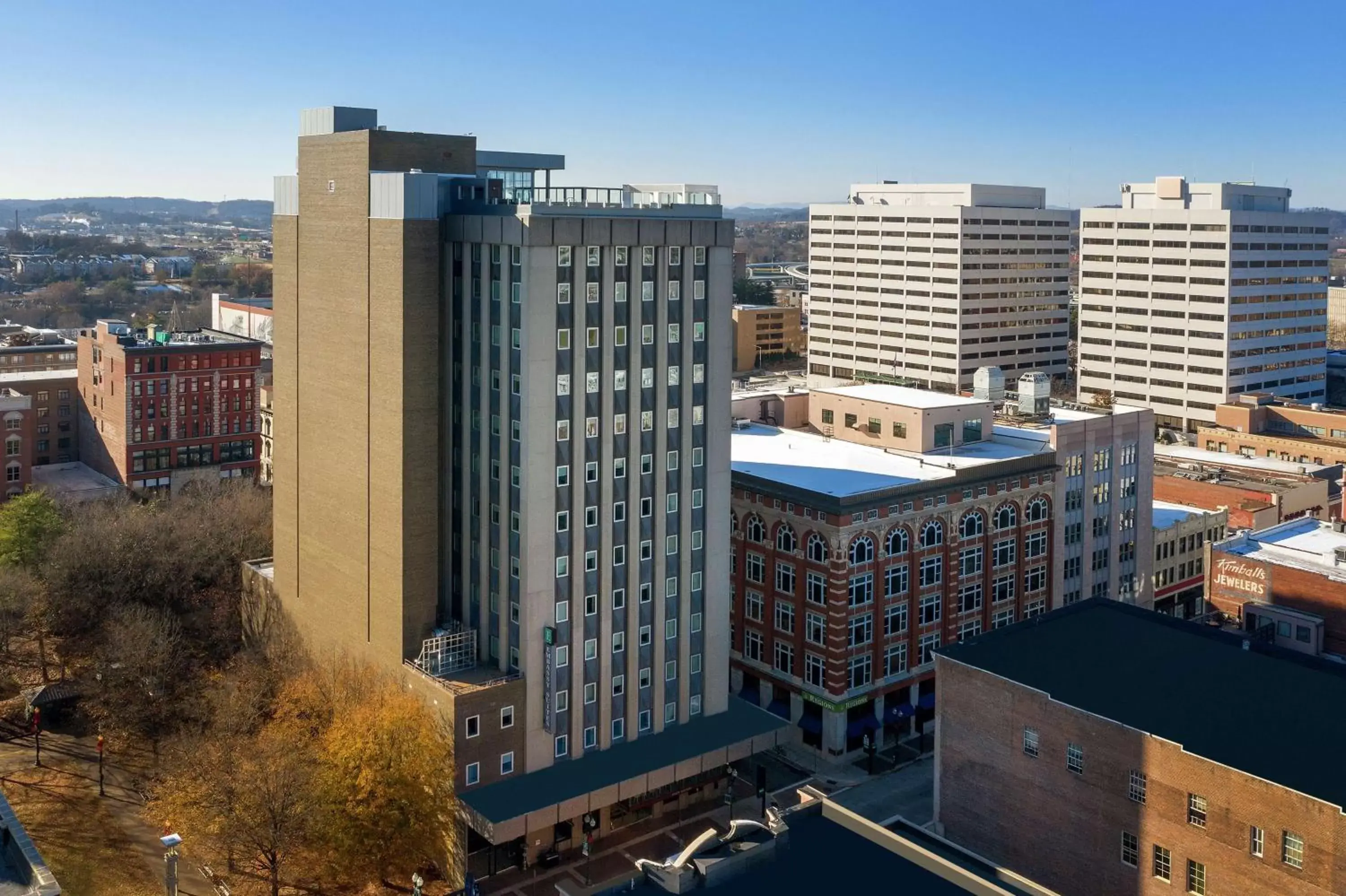 Property building, Bird's-eye View in Embassy Suites By Hilton Knoxville Downtown