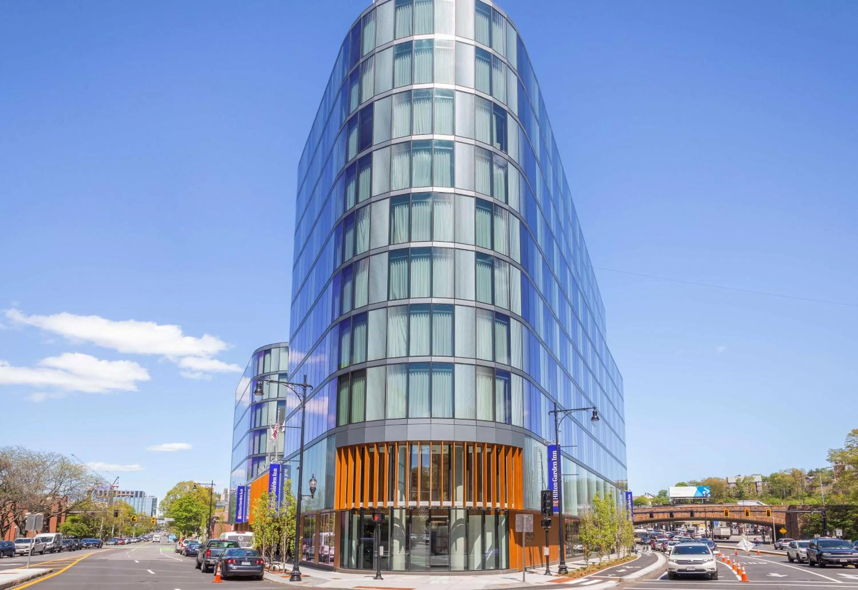 Property building in Hilton Garden Inn Boston Brookline, Ma