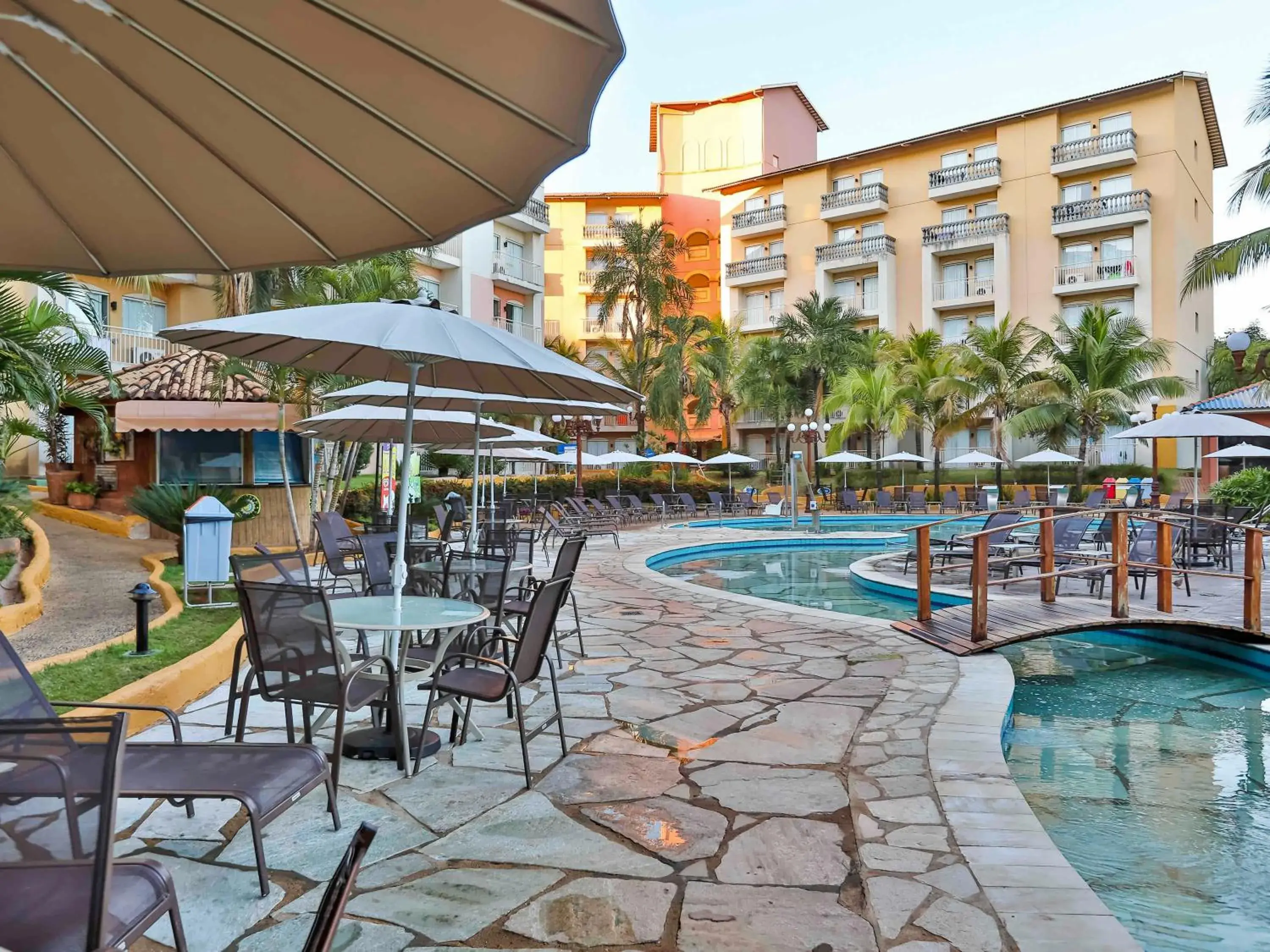 Pool view in Thermas de Olimpia Resort Pool view in Thermas de Olimpia Resort