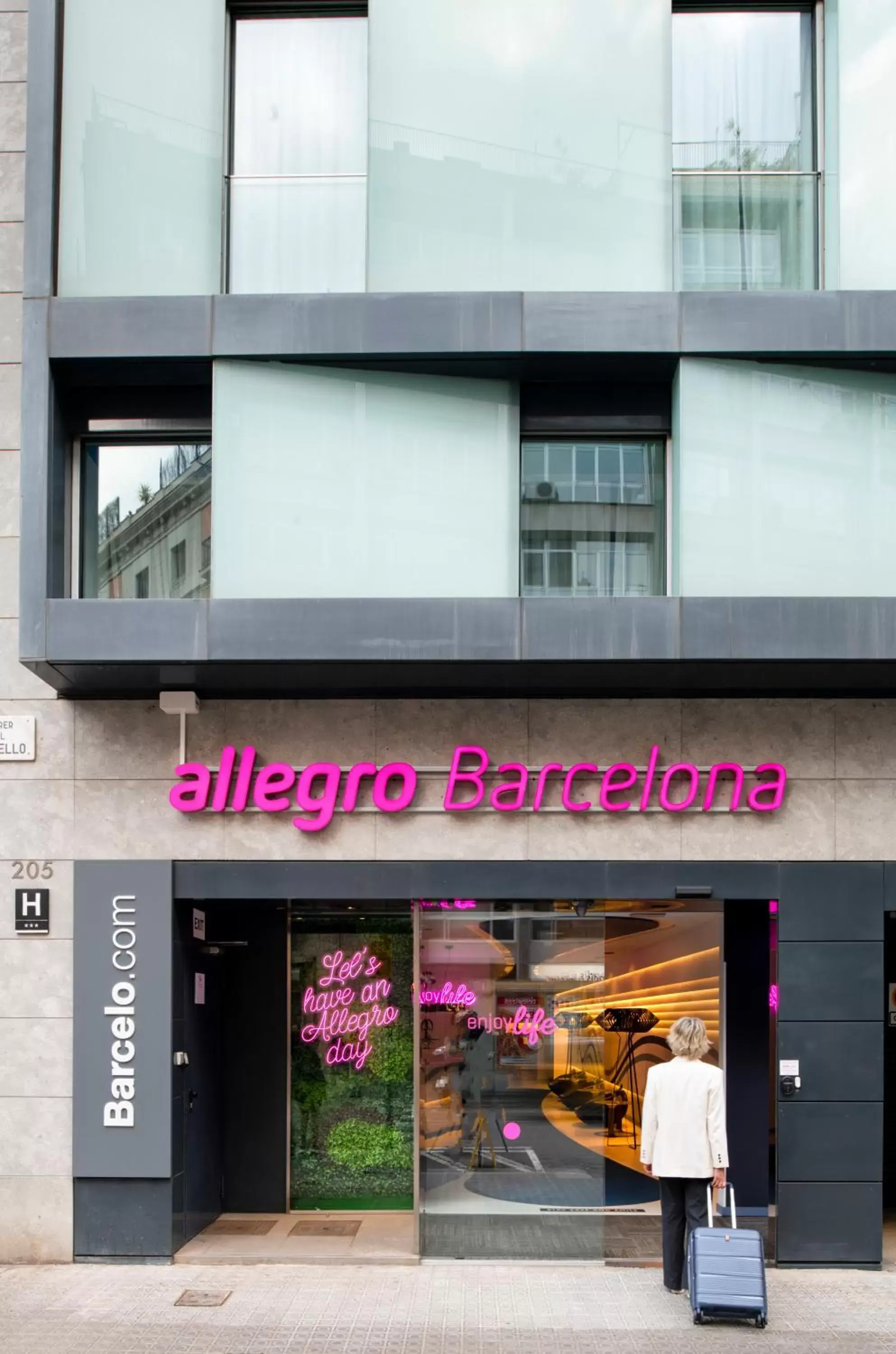 Facade/entrance in Allegro Barcelona