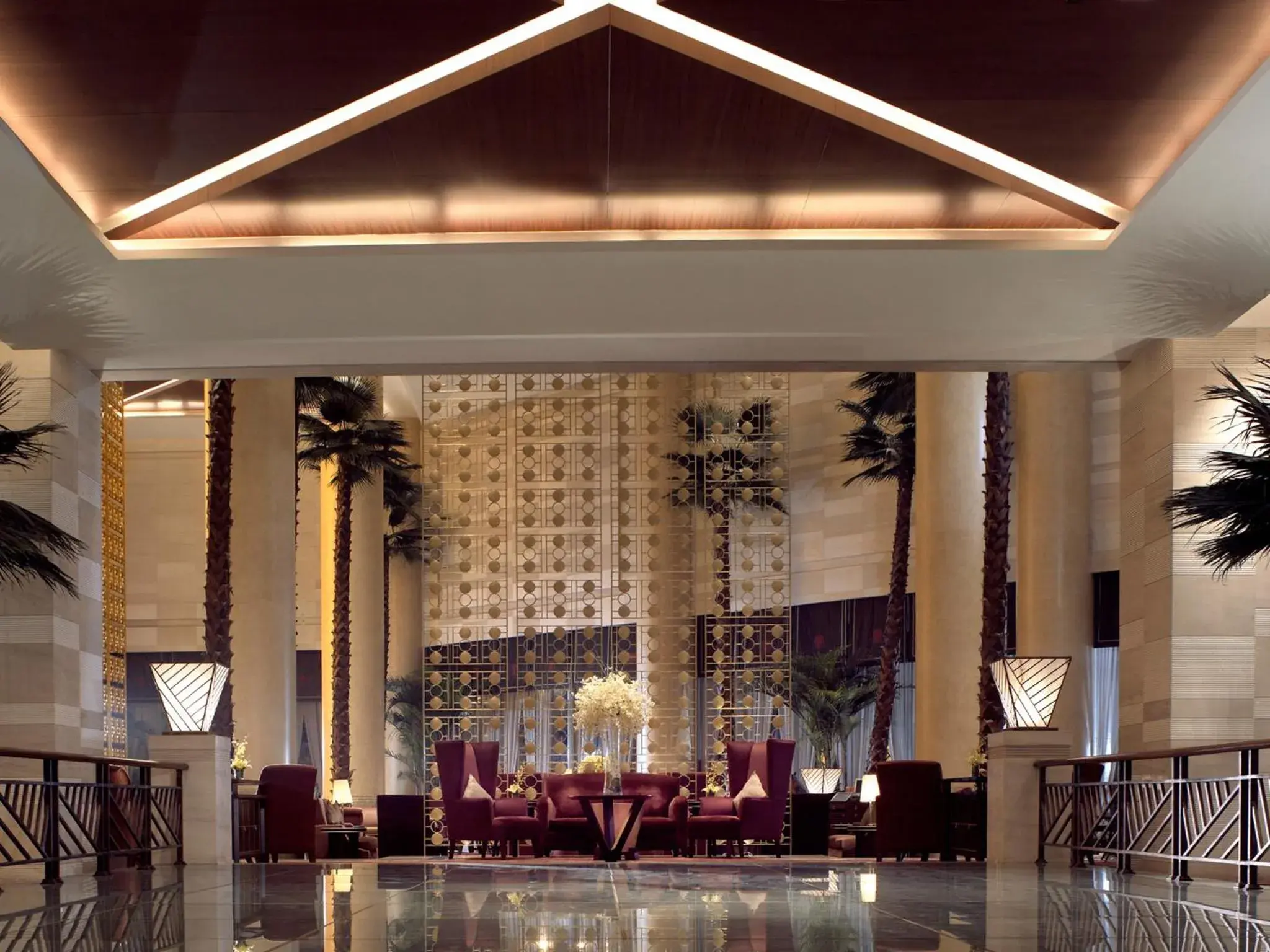 Lobby or reception, Restaurant/Places to Eat in Fudu Grand Hotel Changzhou