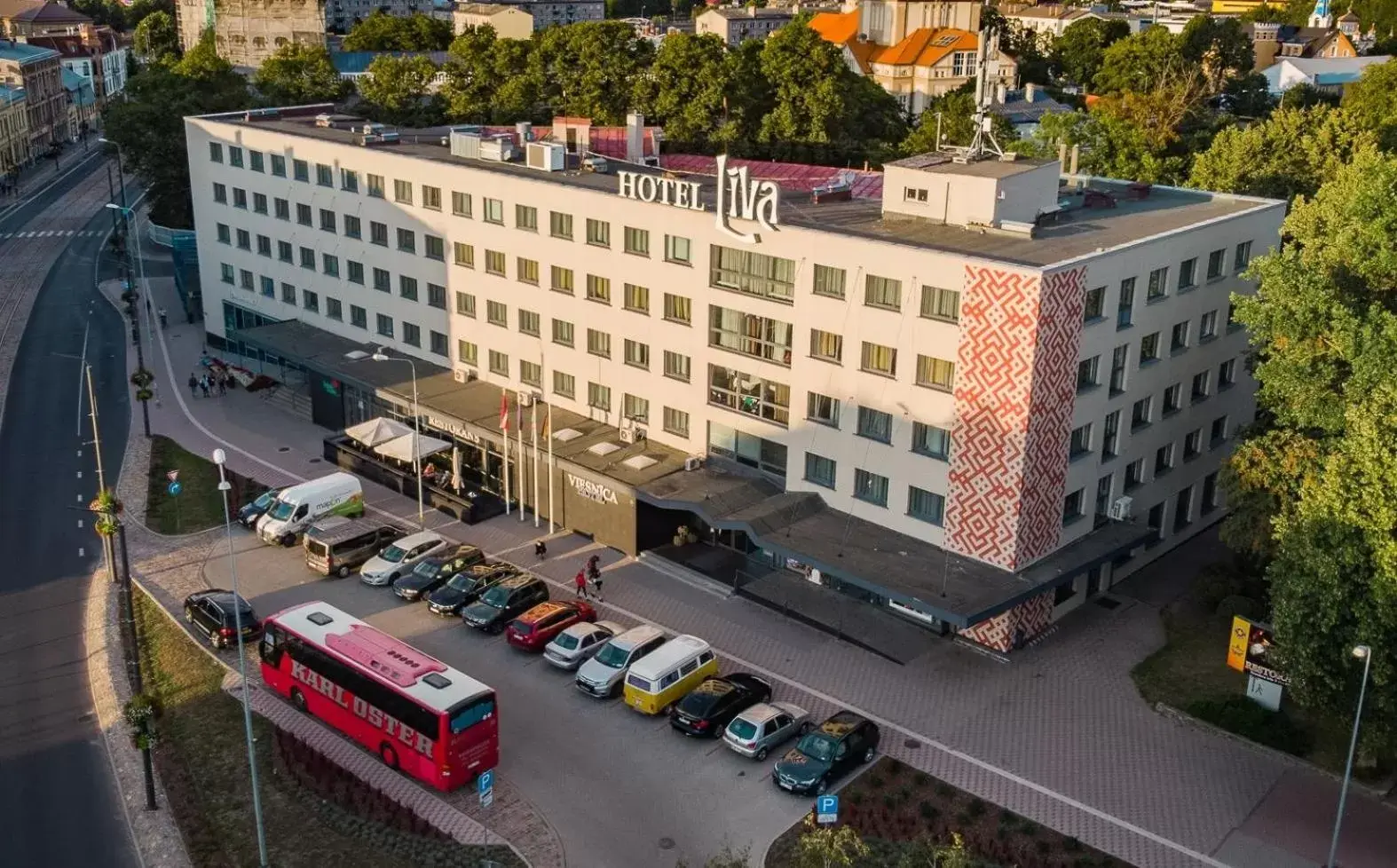 Facade/entrance, Bird's-eye View in Liva Hotel