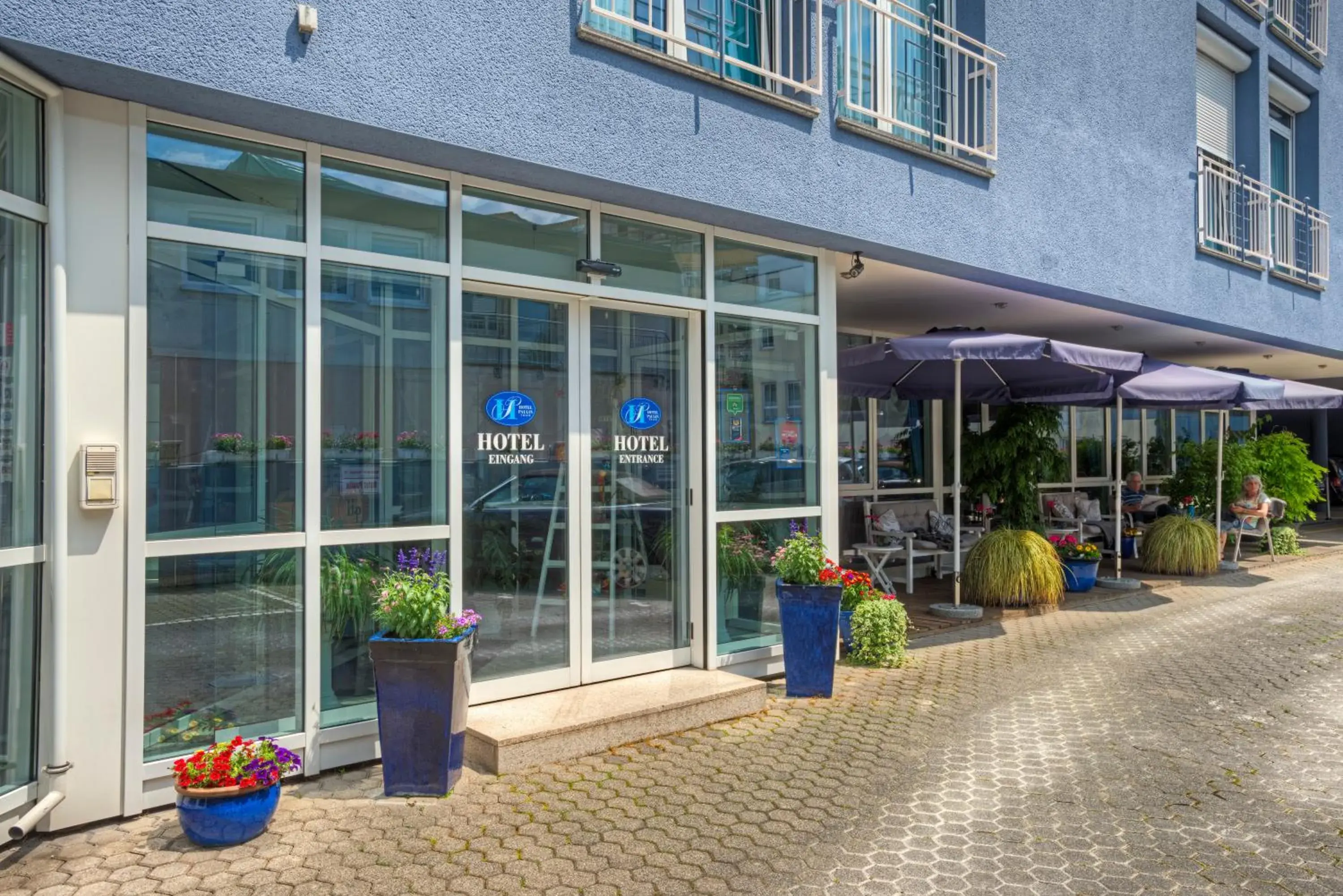 Patio in Paulin Hotel Trier