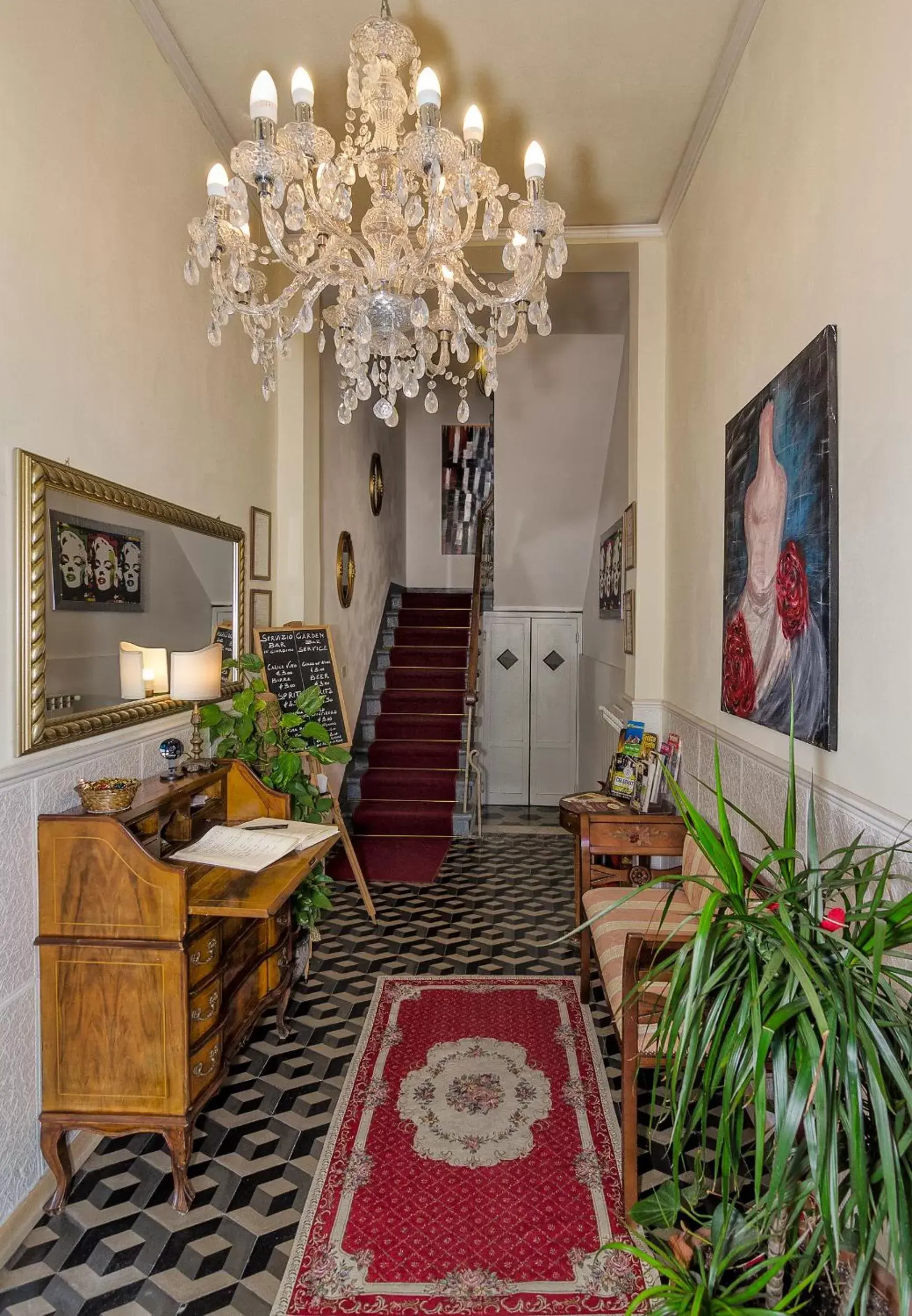 Decorative detail, Seating Area in B&B La Mimosa