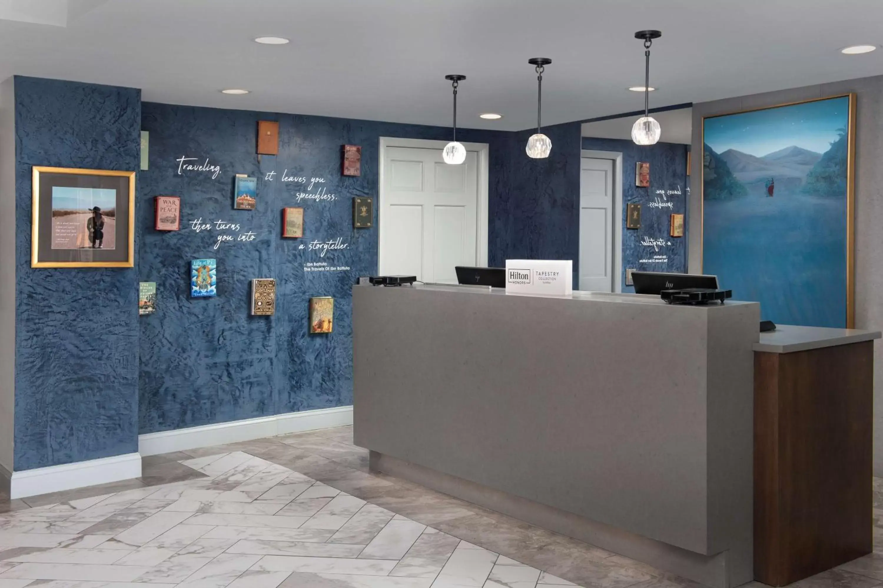 Lobby or reception in West End Washington DC, Tapestry Collection by Hilton Lobby or reception in West End Washington DC, Tapestry Collection by Hilton