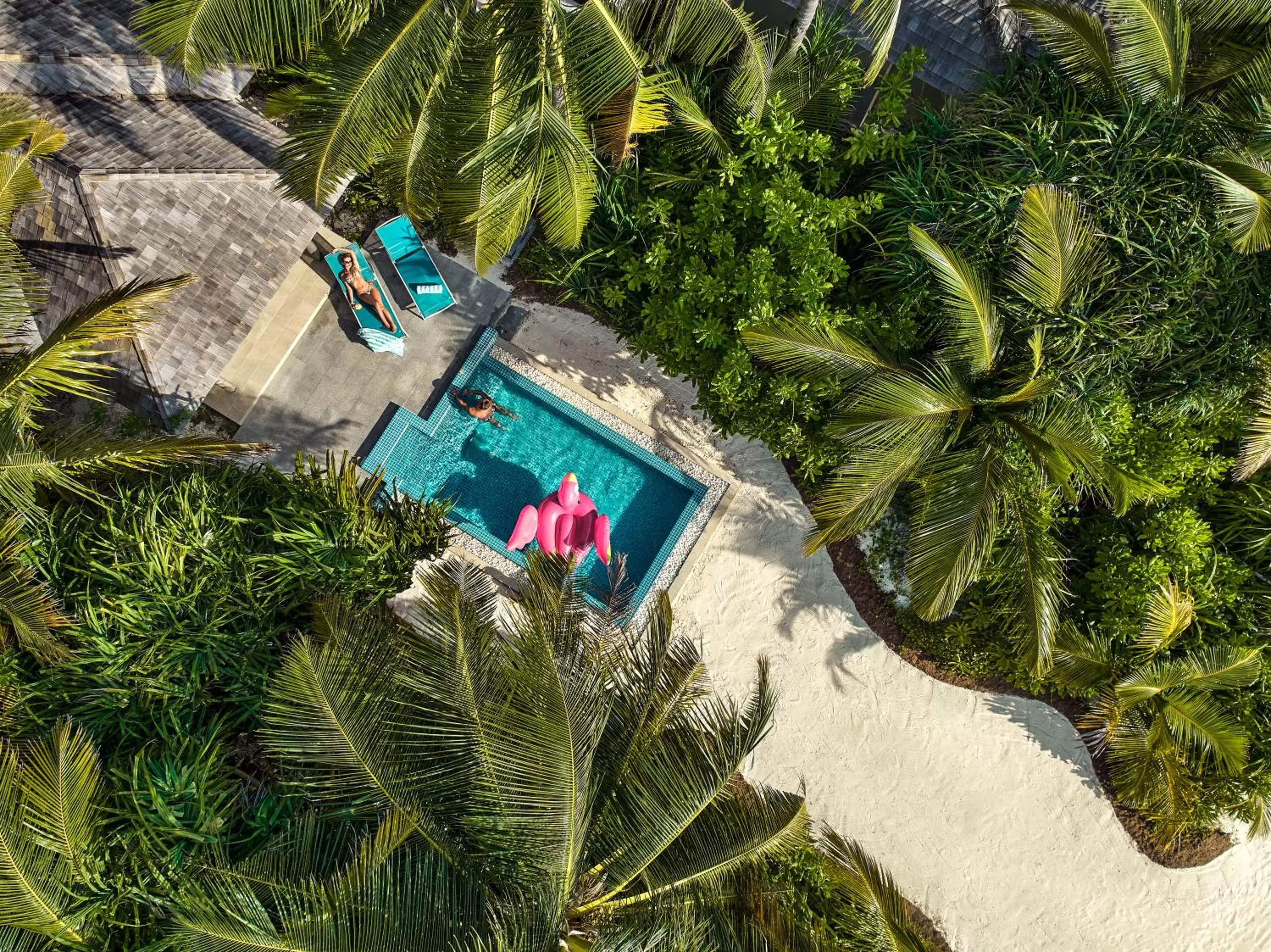 Bird's eye view in Kandima Maldives