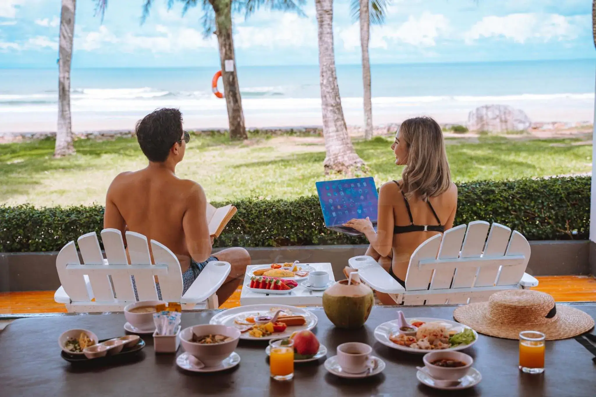 Sea view in Chaolao Tosang Beach Hotel