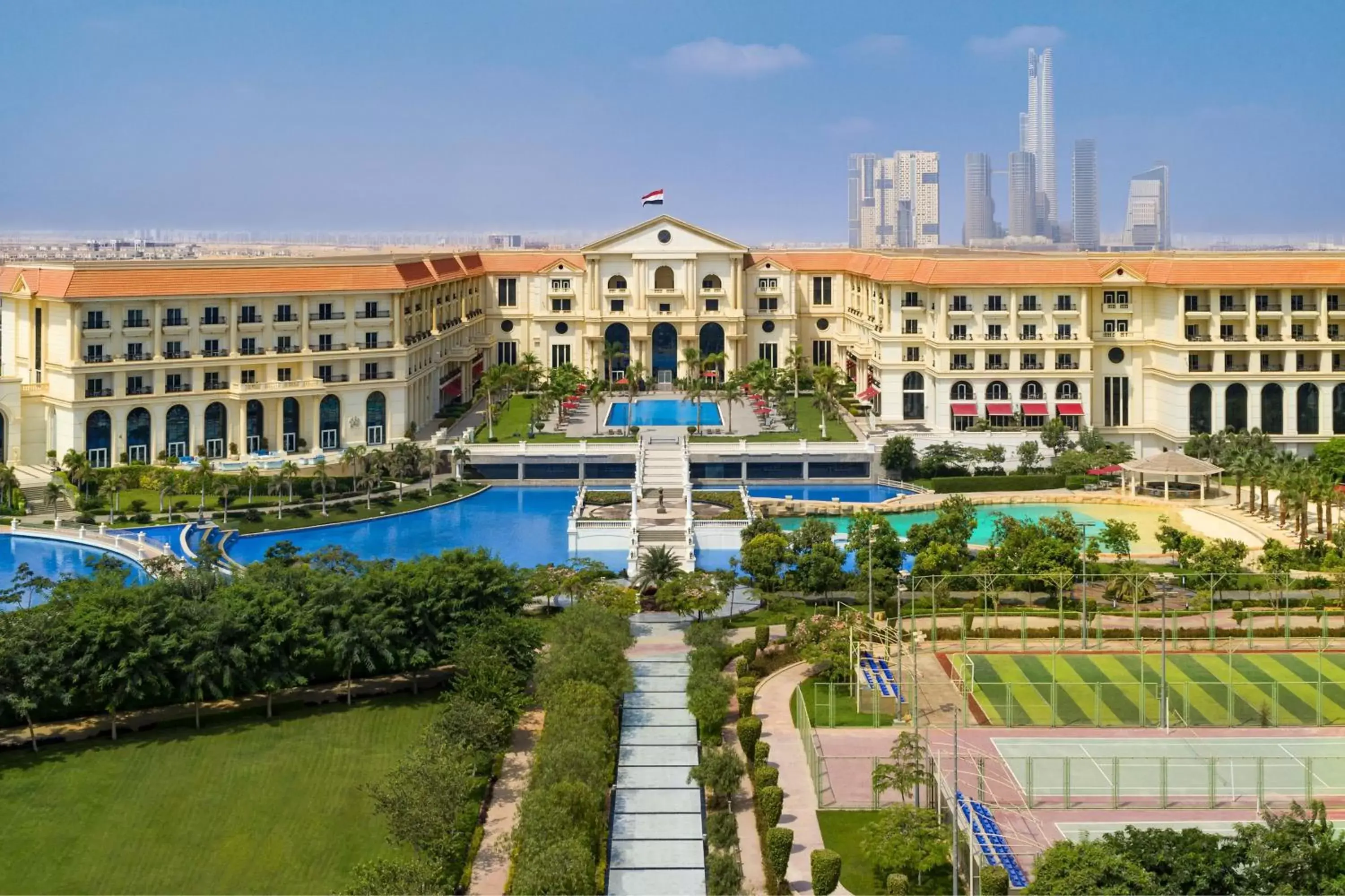 Swimming pool, Pool View in The St. Regis Almasa Hotel, Cairo