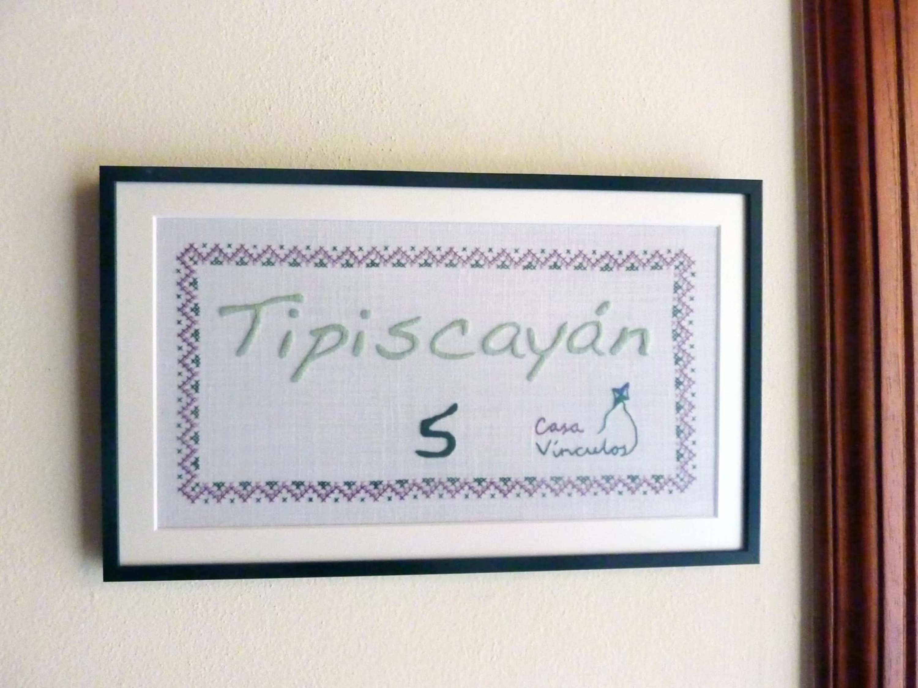 Decorative detail in Hotel Casa Vínculos