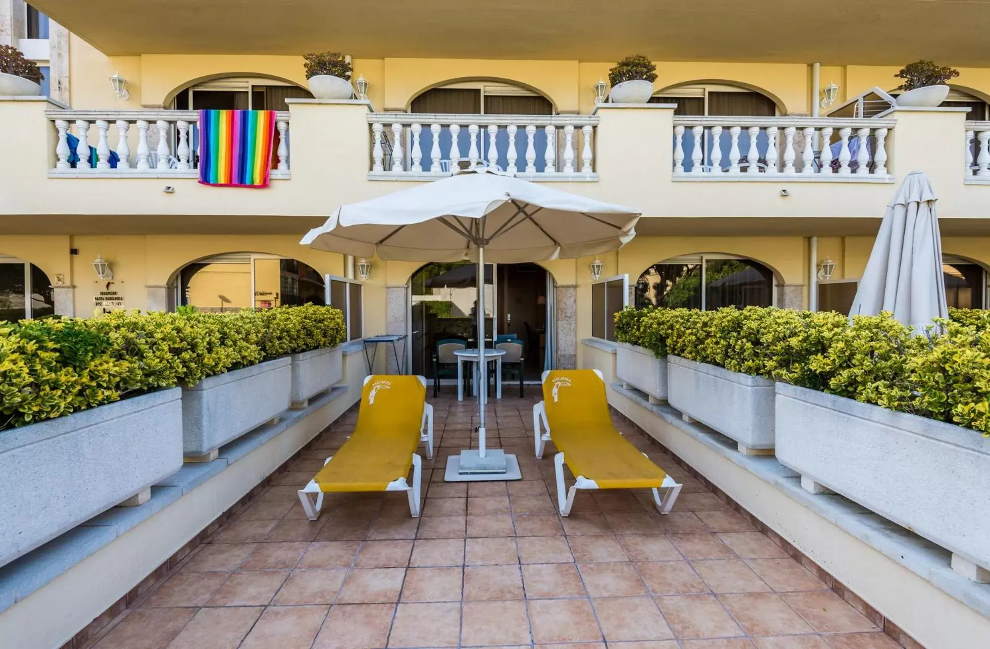 Balcony/Terrace in Van der Valk Hotel Barcarola
