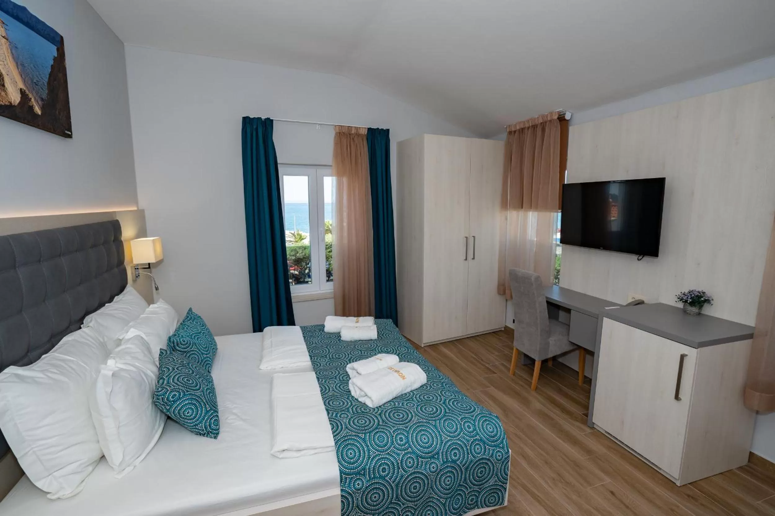 Bedroom, Bed in Bed&Breakfast Novalis