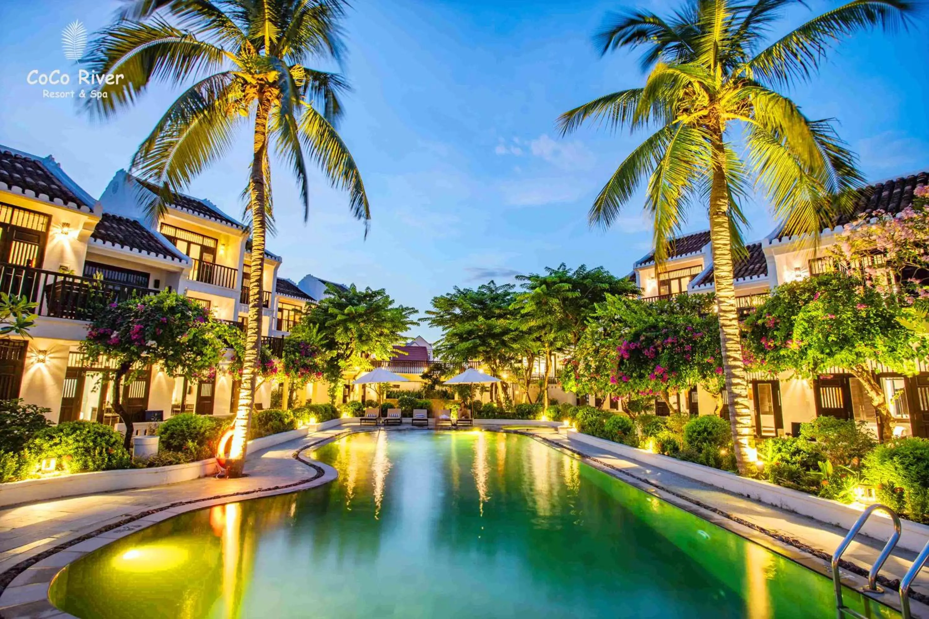 Pool view, Swimming Pool in Hoi An Coco River Resort & Spa