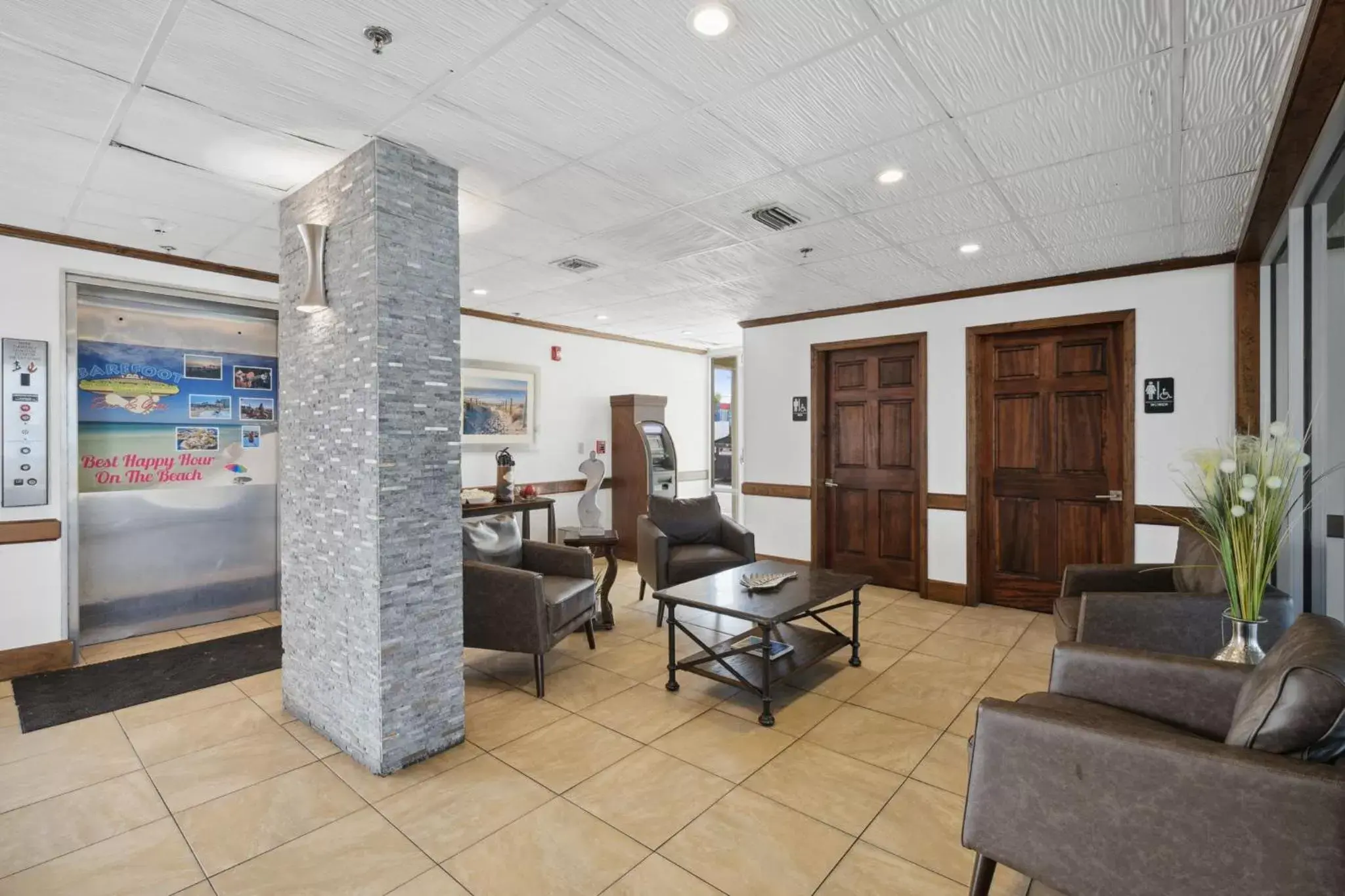 Lobby or reception in Beach Tower Beachfront Hotel, a By The Sea Resort Lobby or reception in Beach Tower Beachfront Hotel, a By The Sea Resort