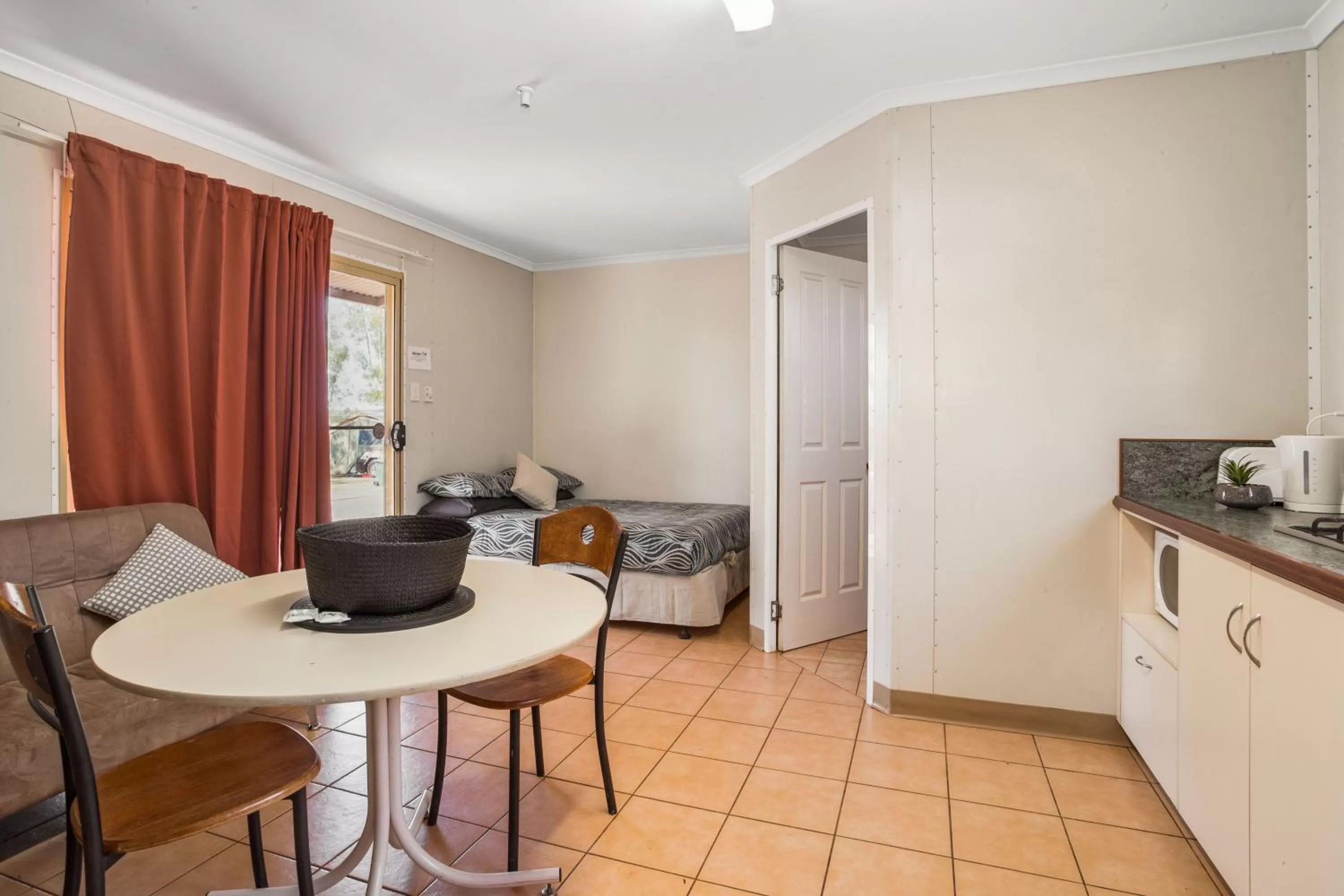 Living room in AAOK Karratha Caravan Park