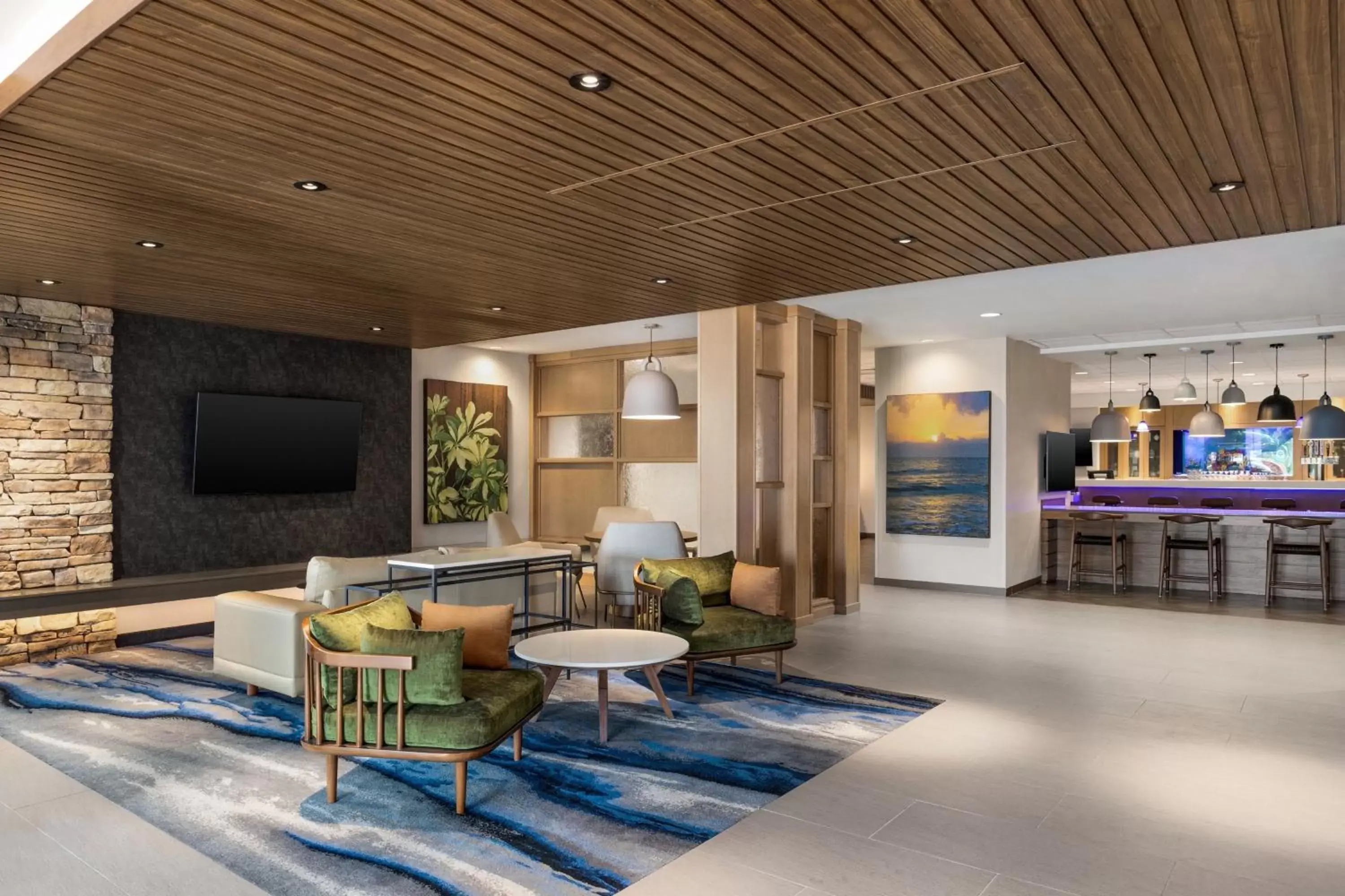 Lobby or reception, Seating Area in Fairfield by Marriott Inn & Suites Bonita Springs