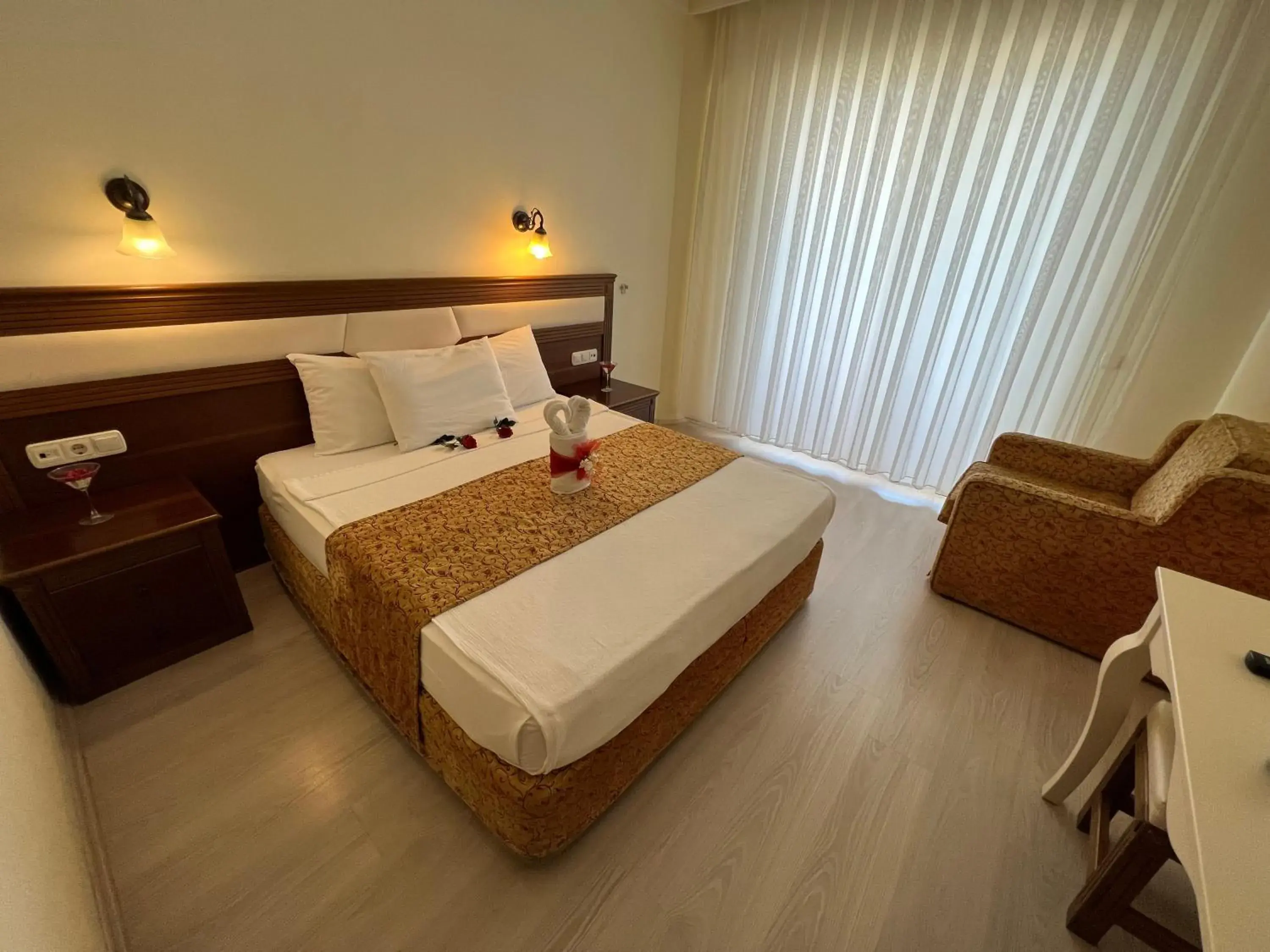 Bed in Valeri Beach Hotel