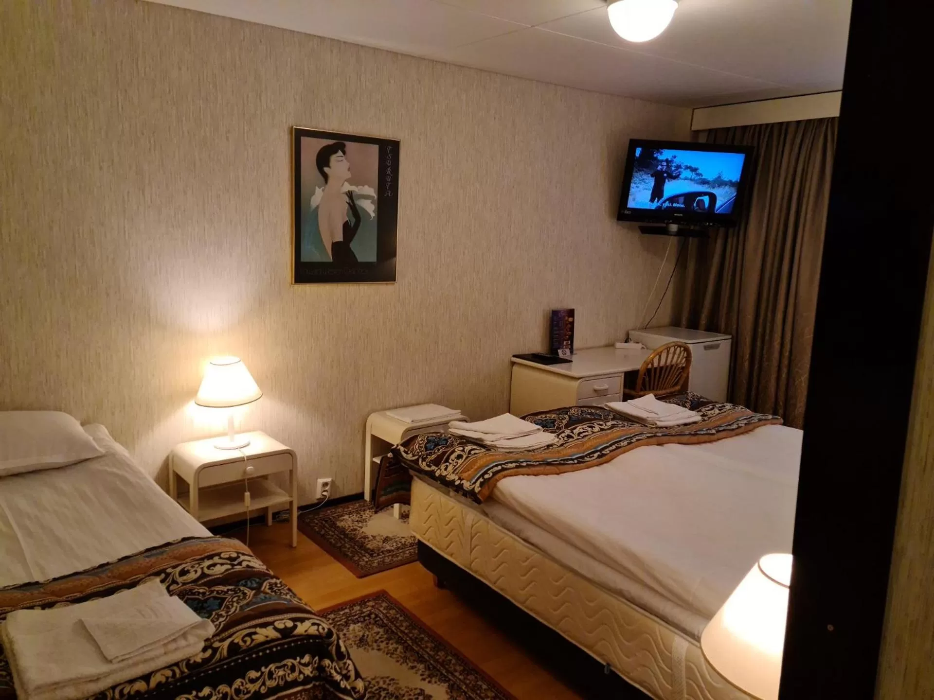 Bed in Hotelli Sandels