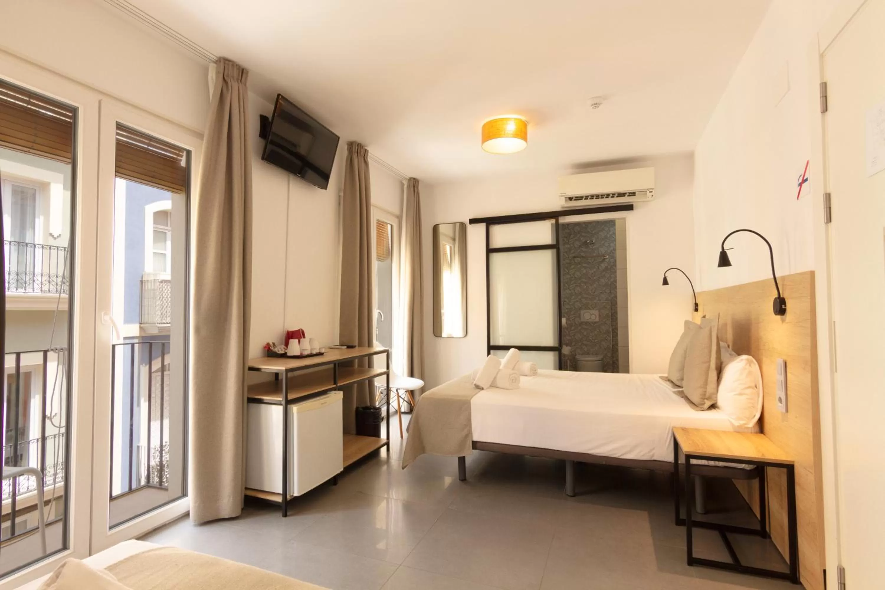 Bed in Hotel La Milagrosa