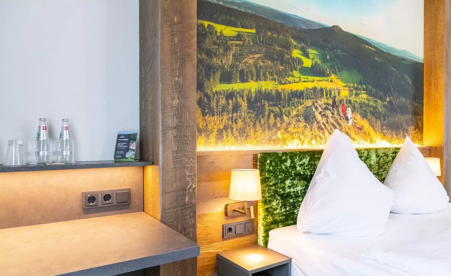 Photo of the whole room, Bed in Hotel Waldmühle