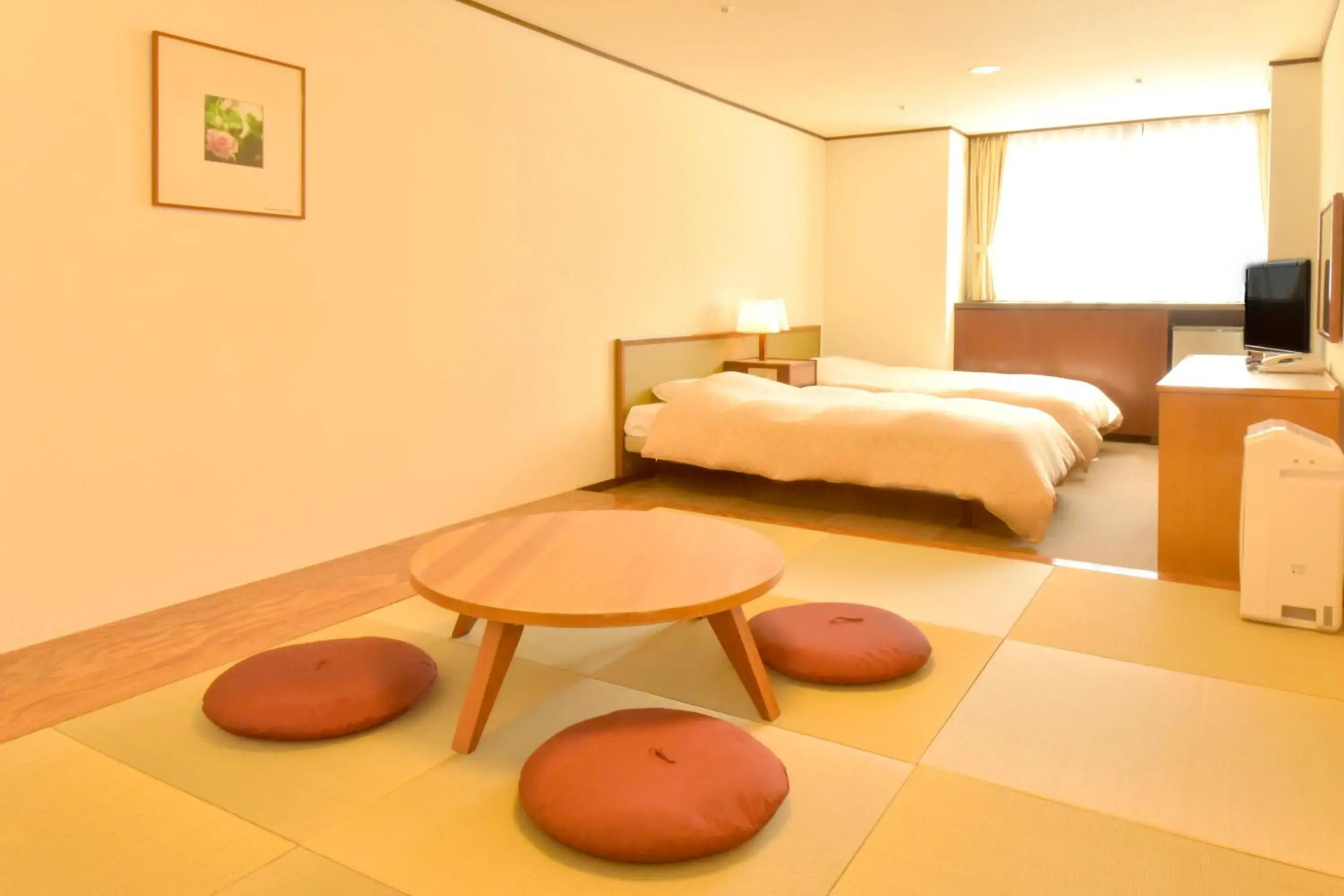 Bed in Hotel Kanronomori