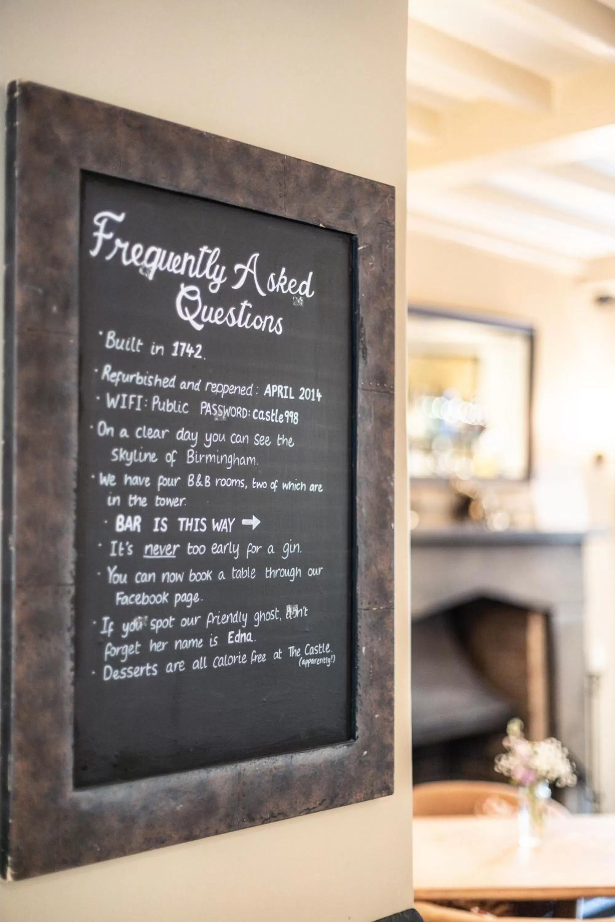 Bedroom in Castle At Edgehill
