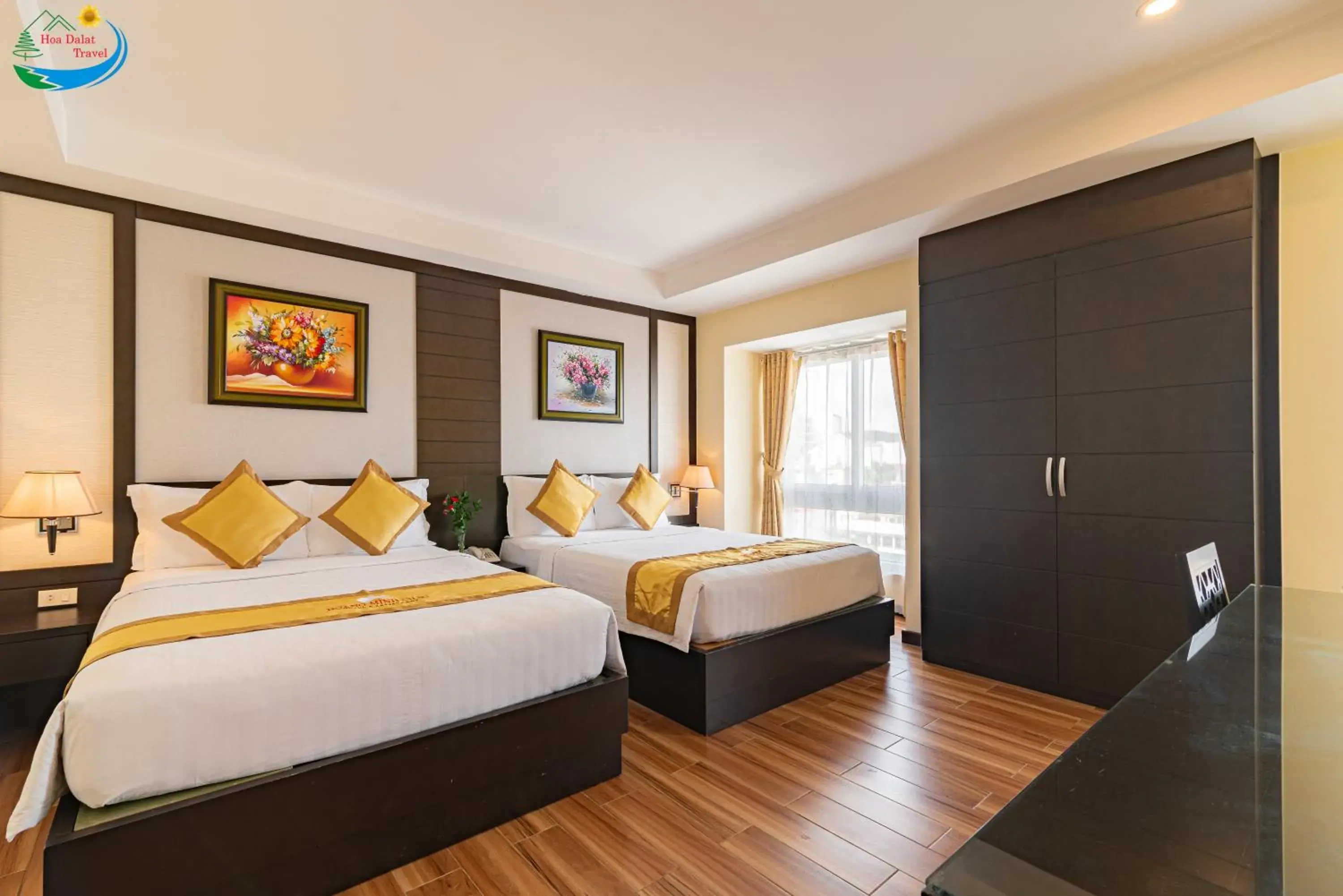 Bed in Hoang Minh Chau Ba Trieu Hotel Bed in Hoang Minh Chau Ba Trieu Hotel