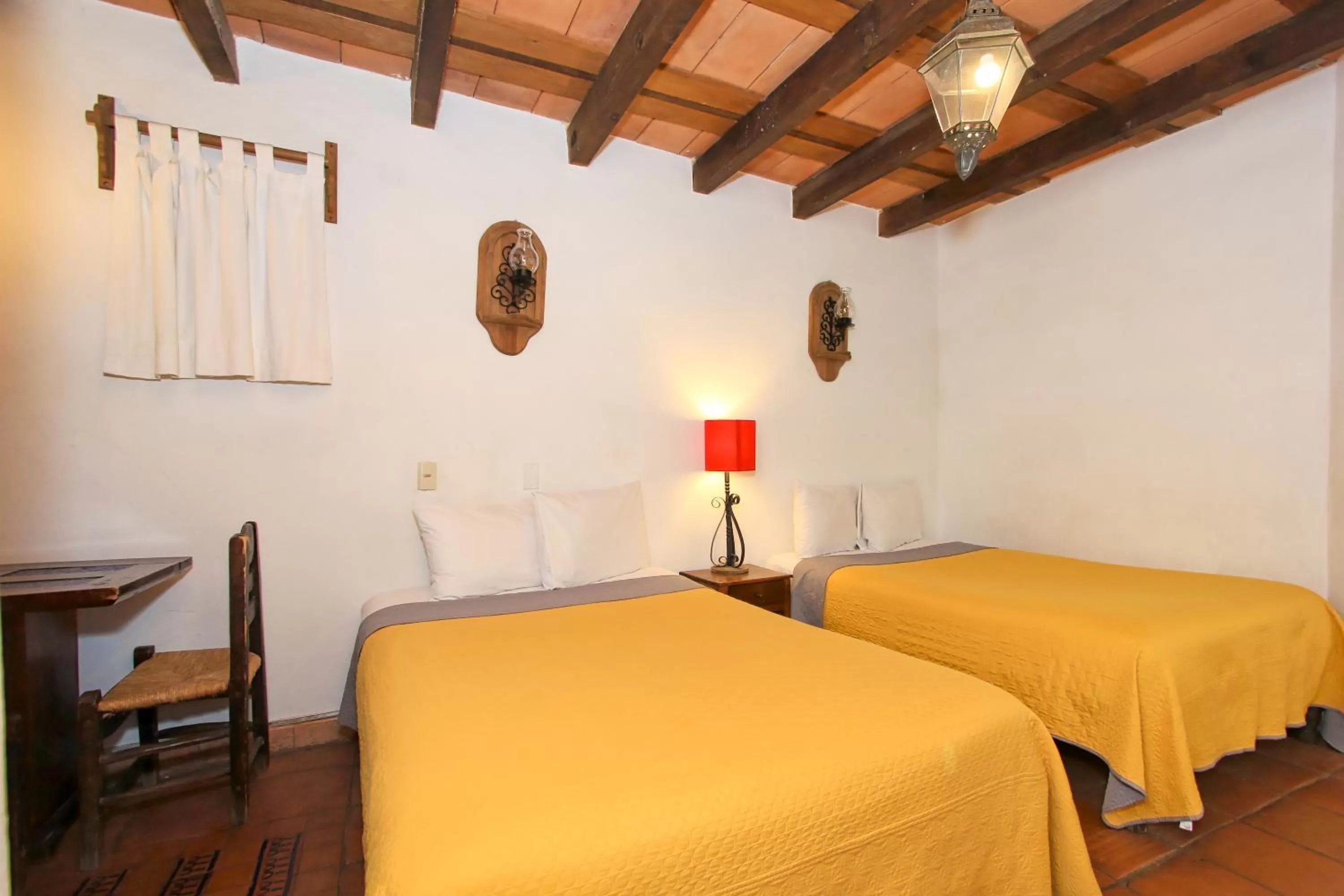 Bed in Hotel Real Guanajuato