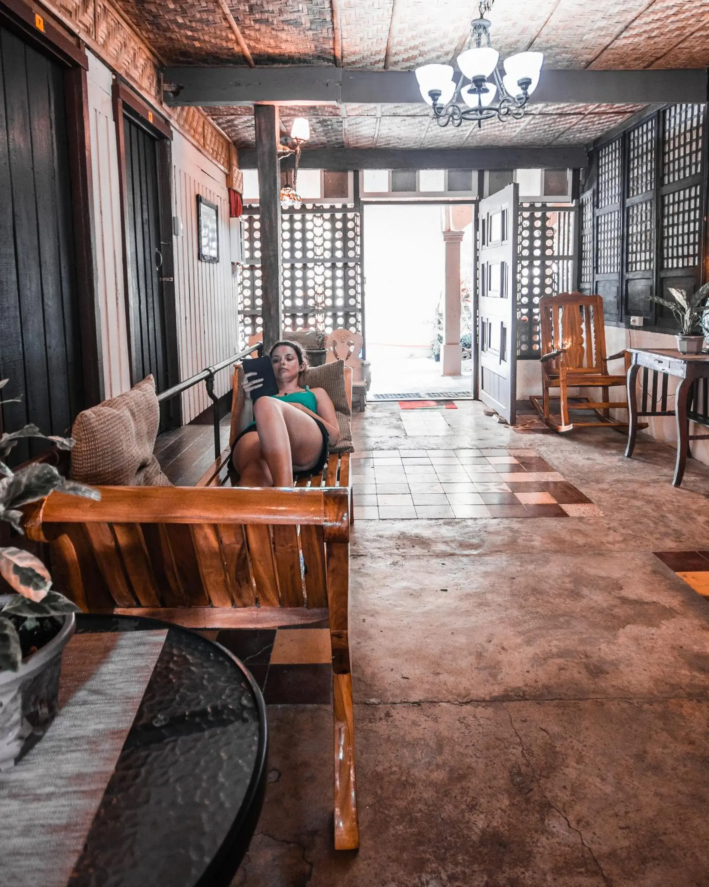 Living room in Oasis Balili Heritage Lodge