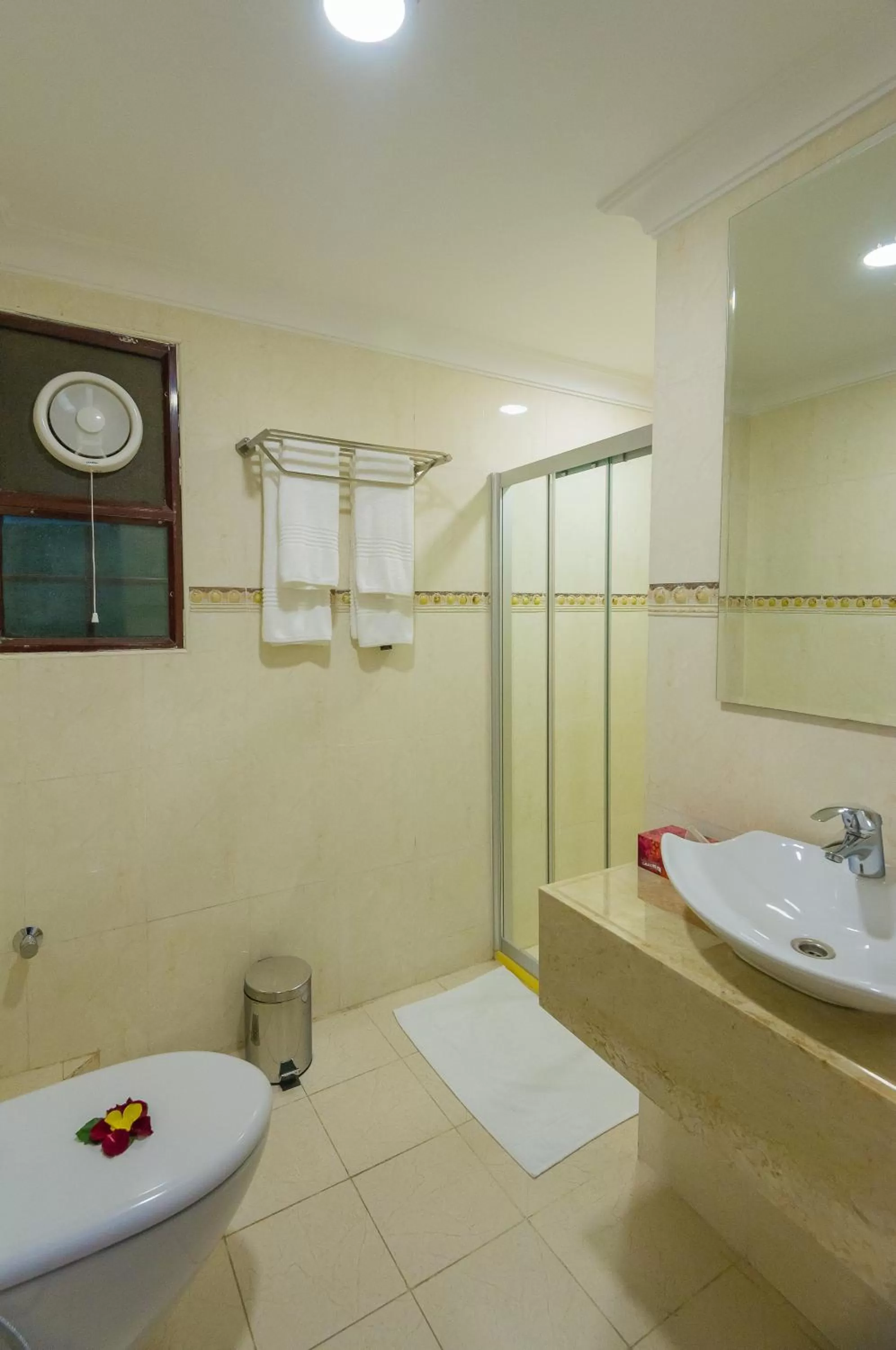 Shower in Golden Tulip Zanzibar Resort