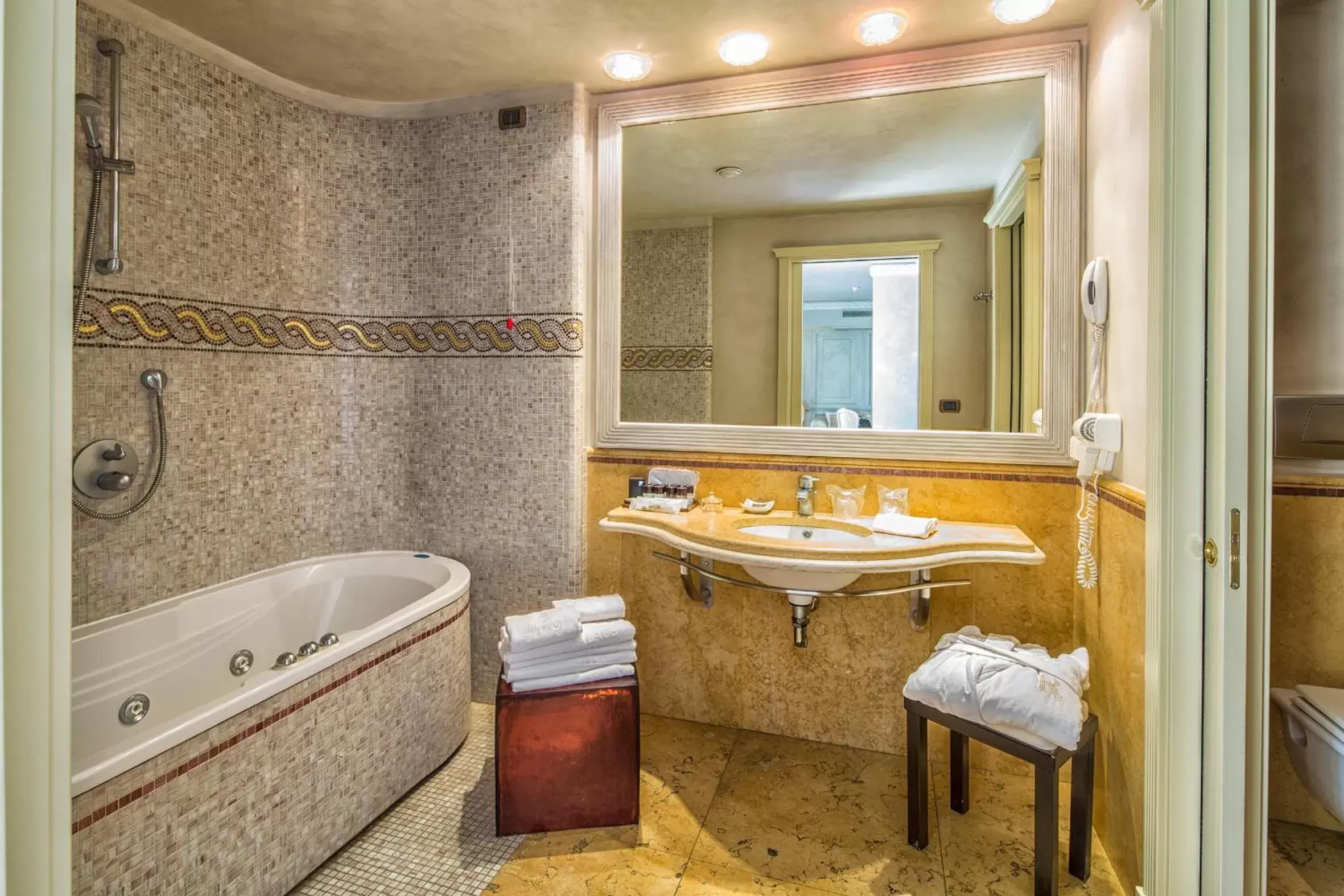 Bathroom in Romano Palace Luxury Hotel