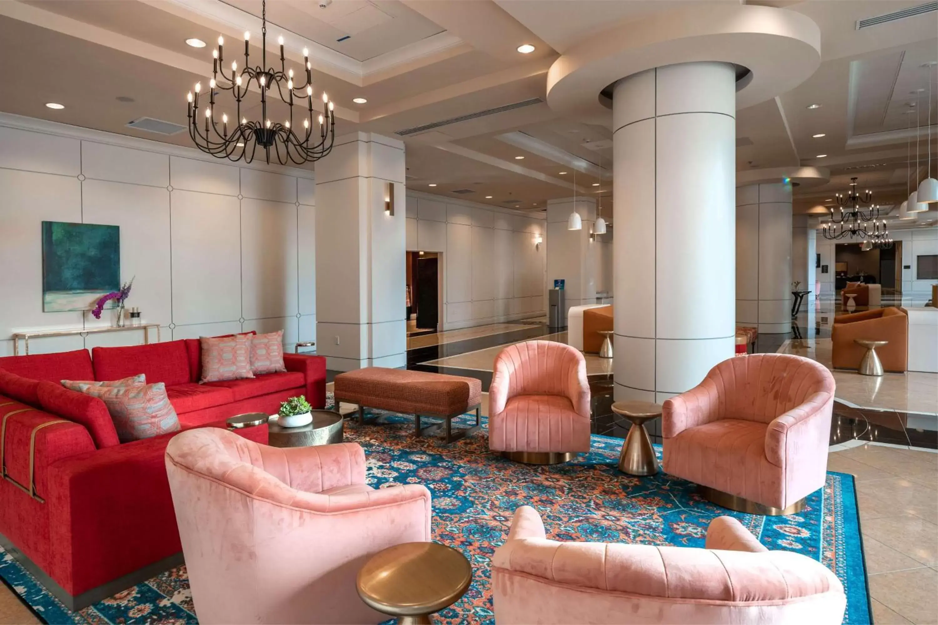 Lobby or reception, Lounge/Bar in Hilton Dallas Southlake Town Square