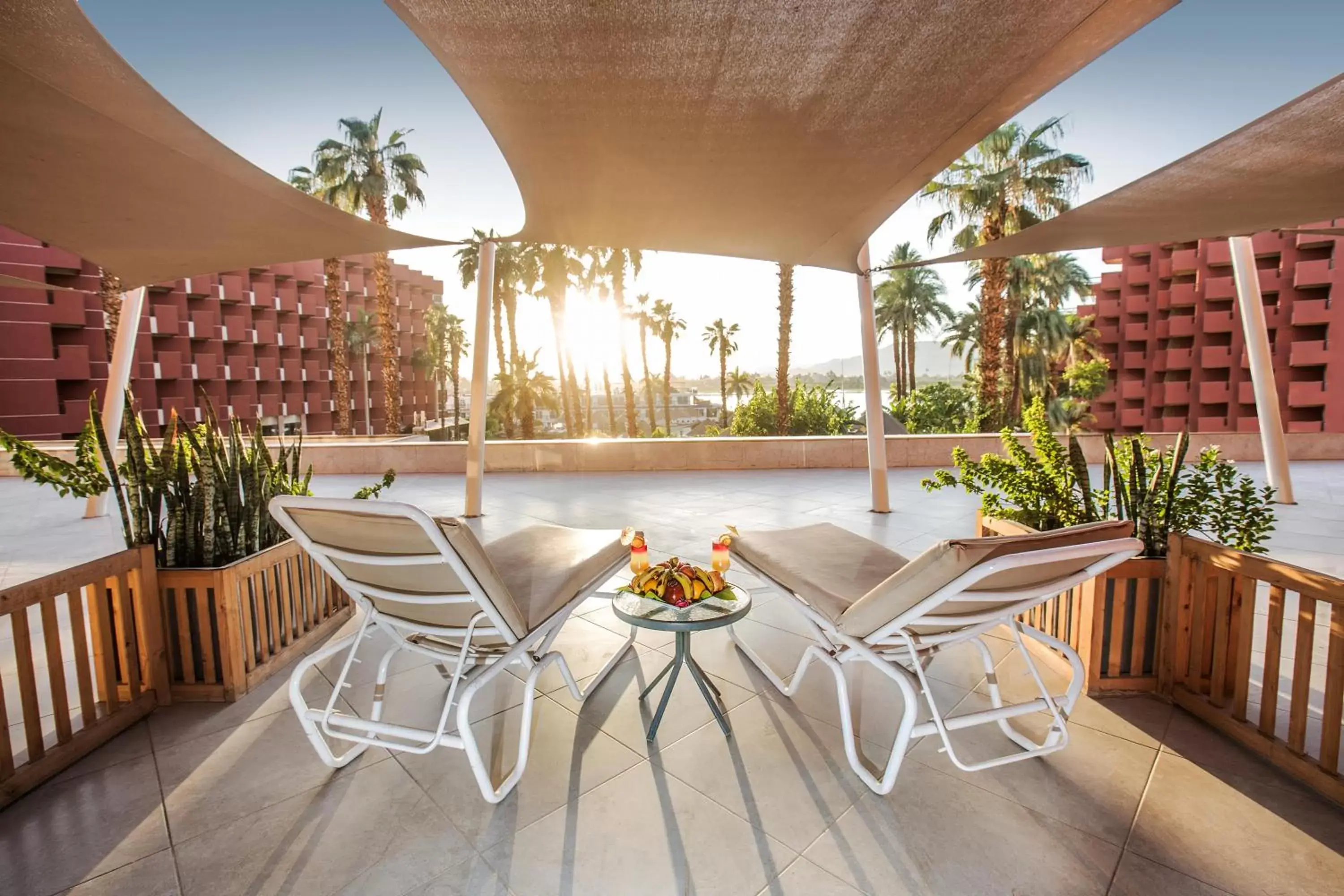 Natural landscape, Balcony/Terrace in Pyramisa Hotel Luxor