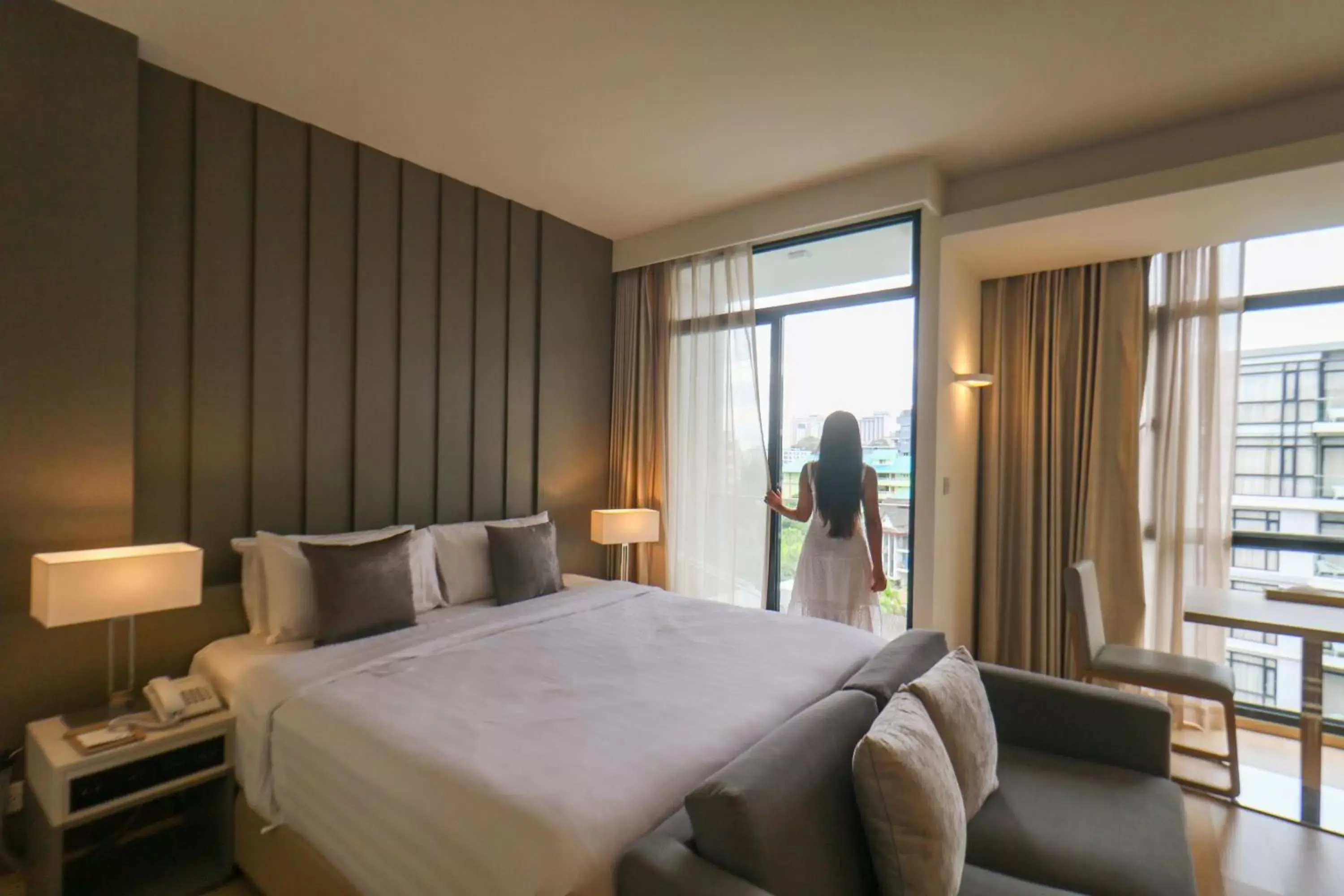 Bedroom, Bed in Arden Hotel and Residence by At Mind