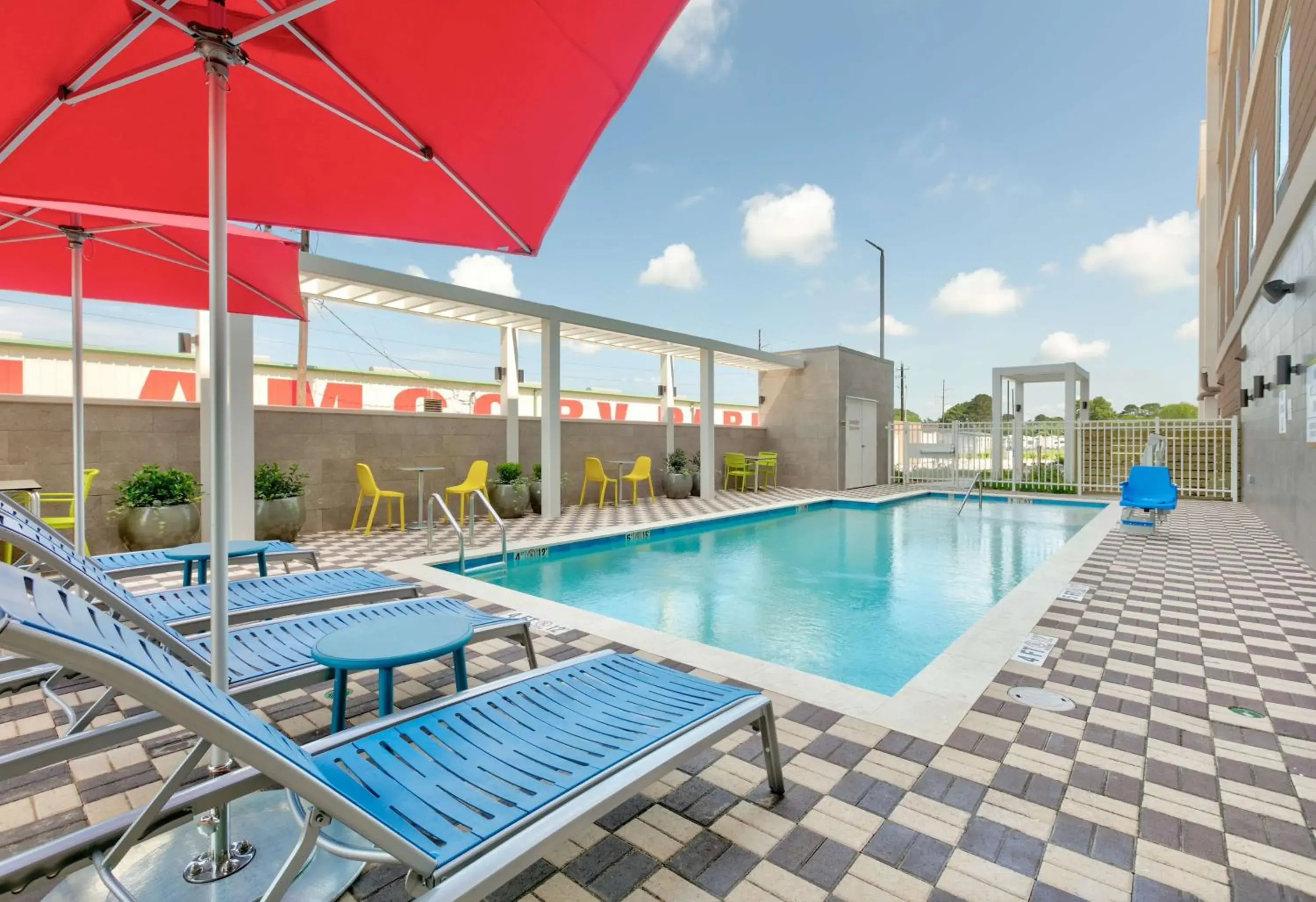 Pool view in Home2 Suites By Hilton El Campo Pool view in Home2 Suites By Hilton El Campo