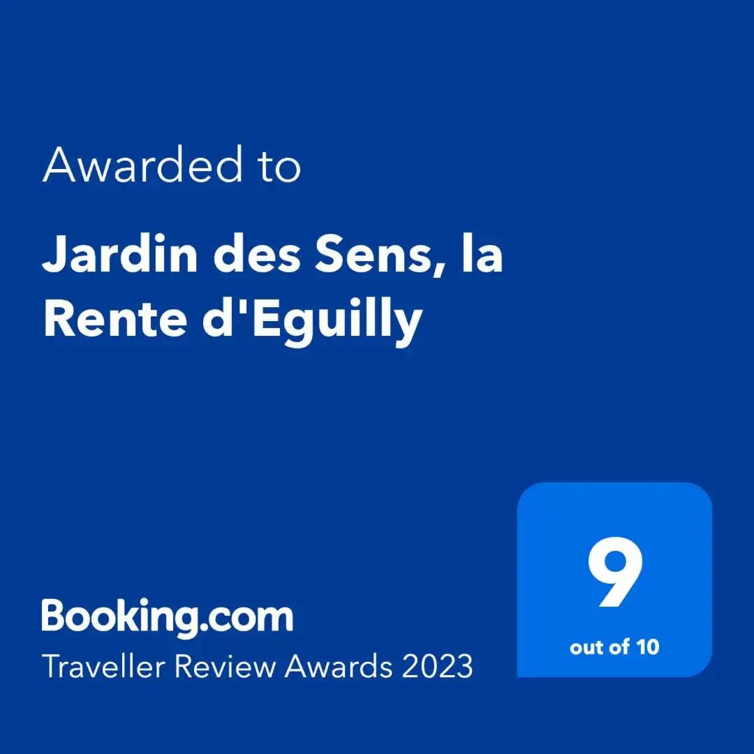 Logo/Certificate/Sign/Award in Jardin des Sens, la Rente d'Eguilly