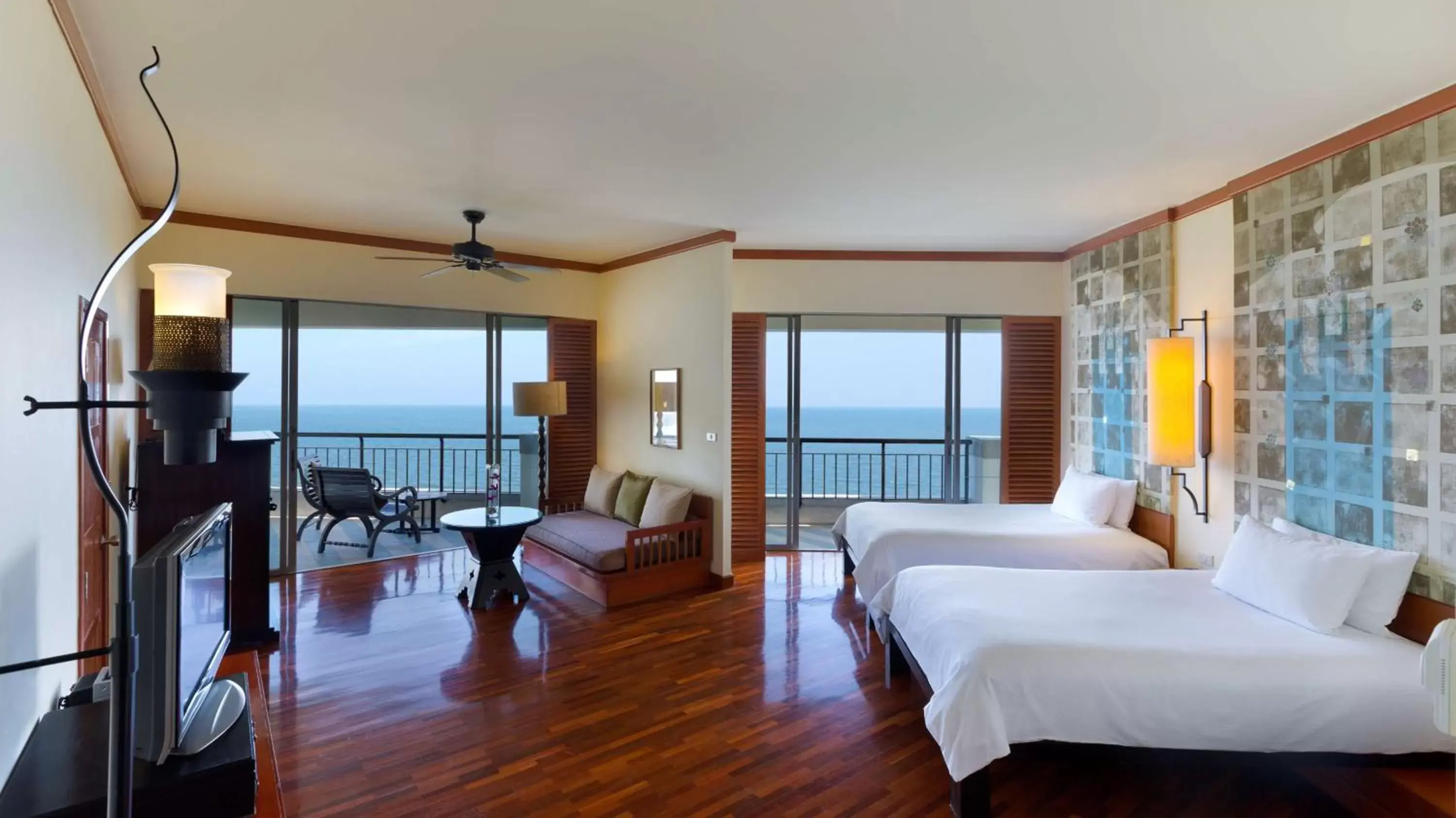 Bed, Sea View in Hilton Hua Hin Resort & Spa