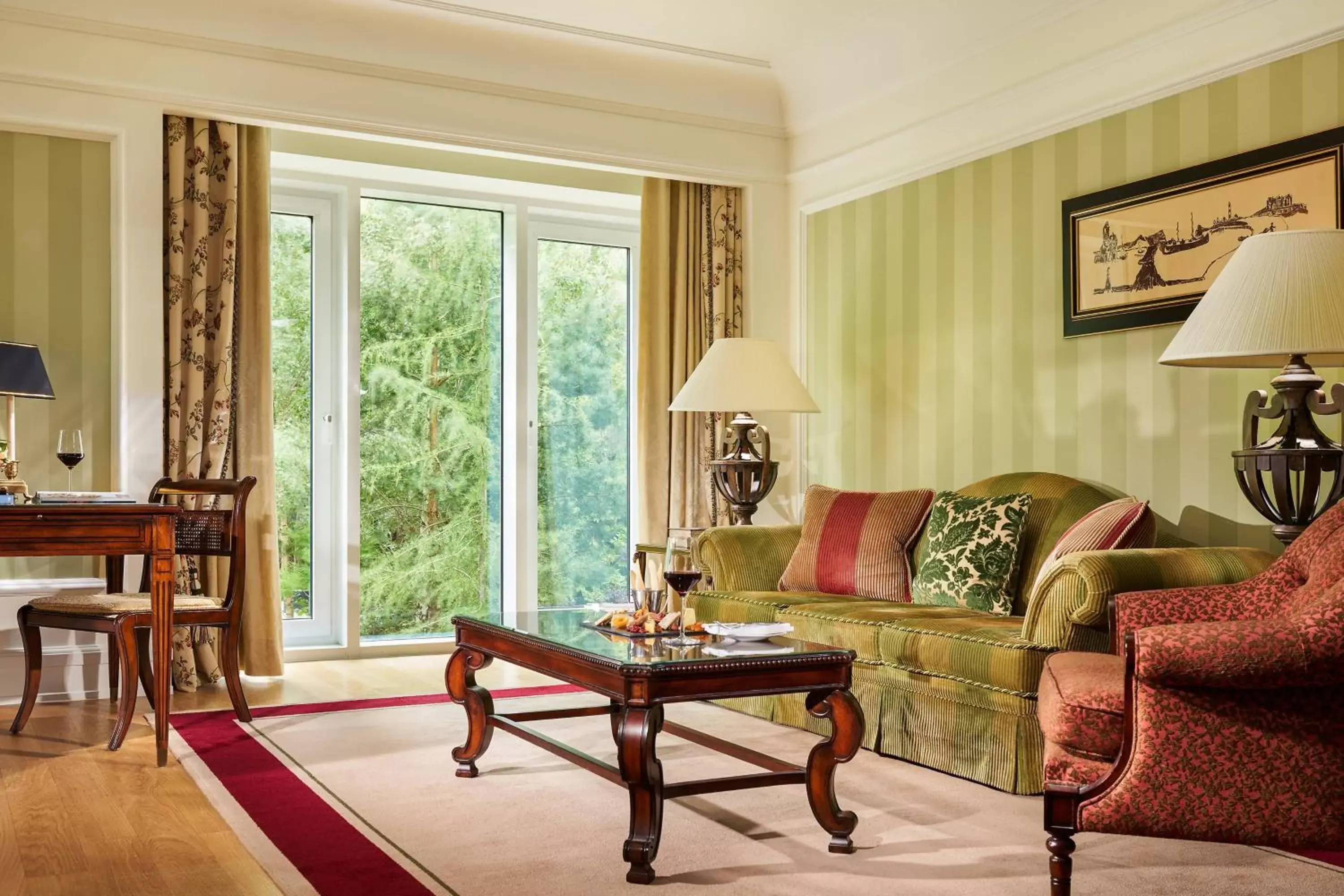 Living room, Seating Area in Powerscourt Hotel, Autograph Collection