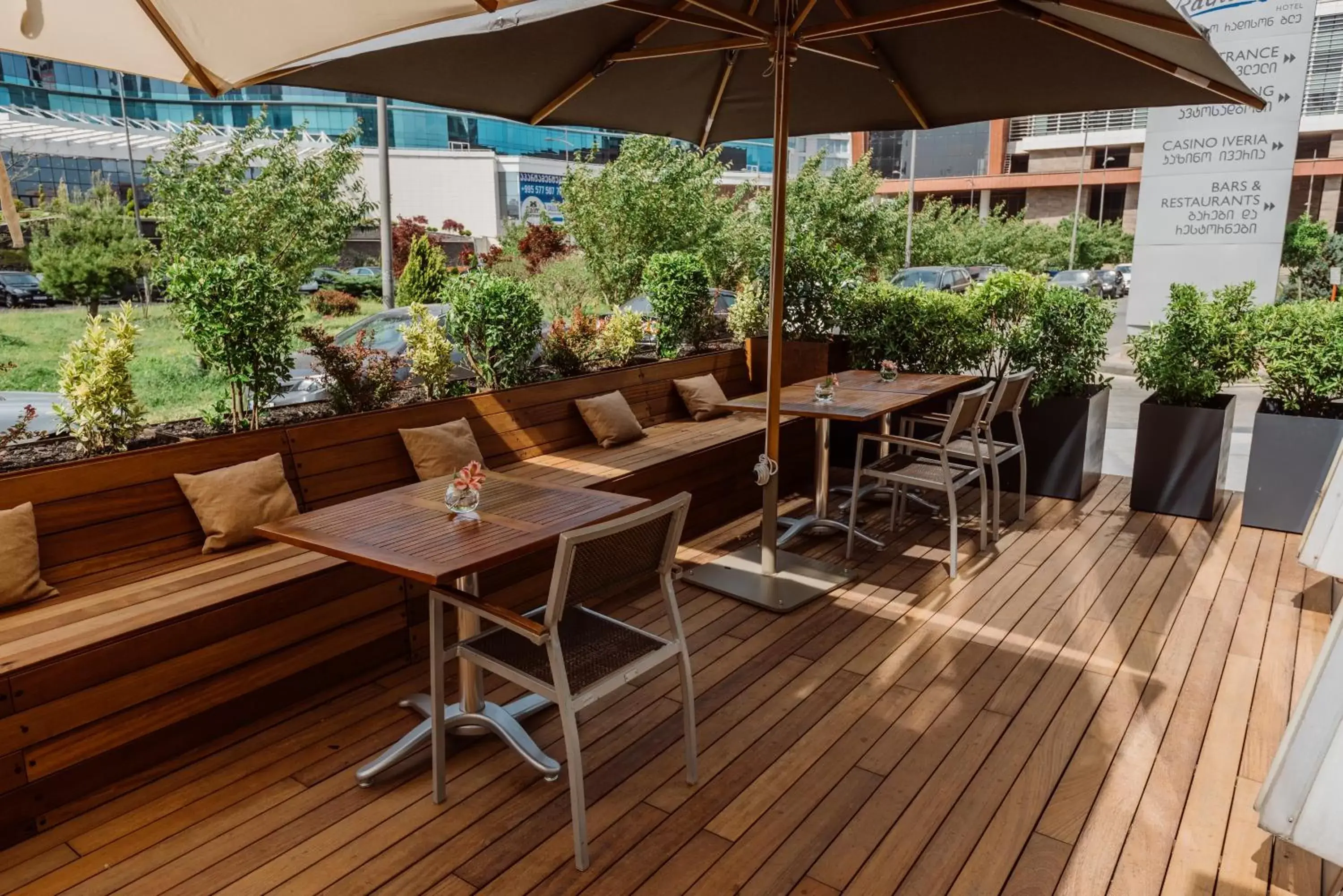 Balcony/Terrace in Radisson Blu Hotel Batumi