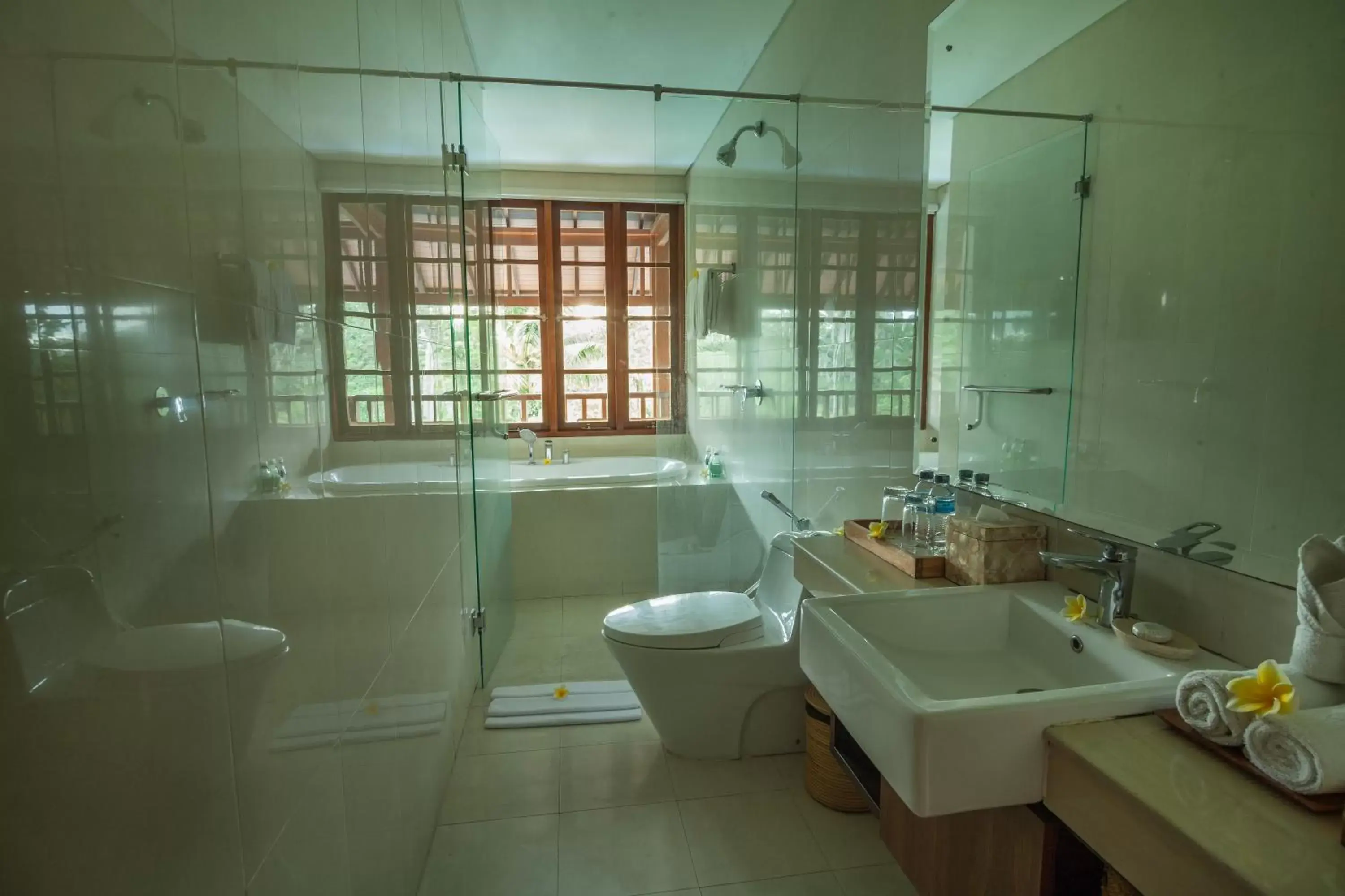 Bathroom in River Sakti Ubud by Prasi