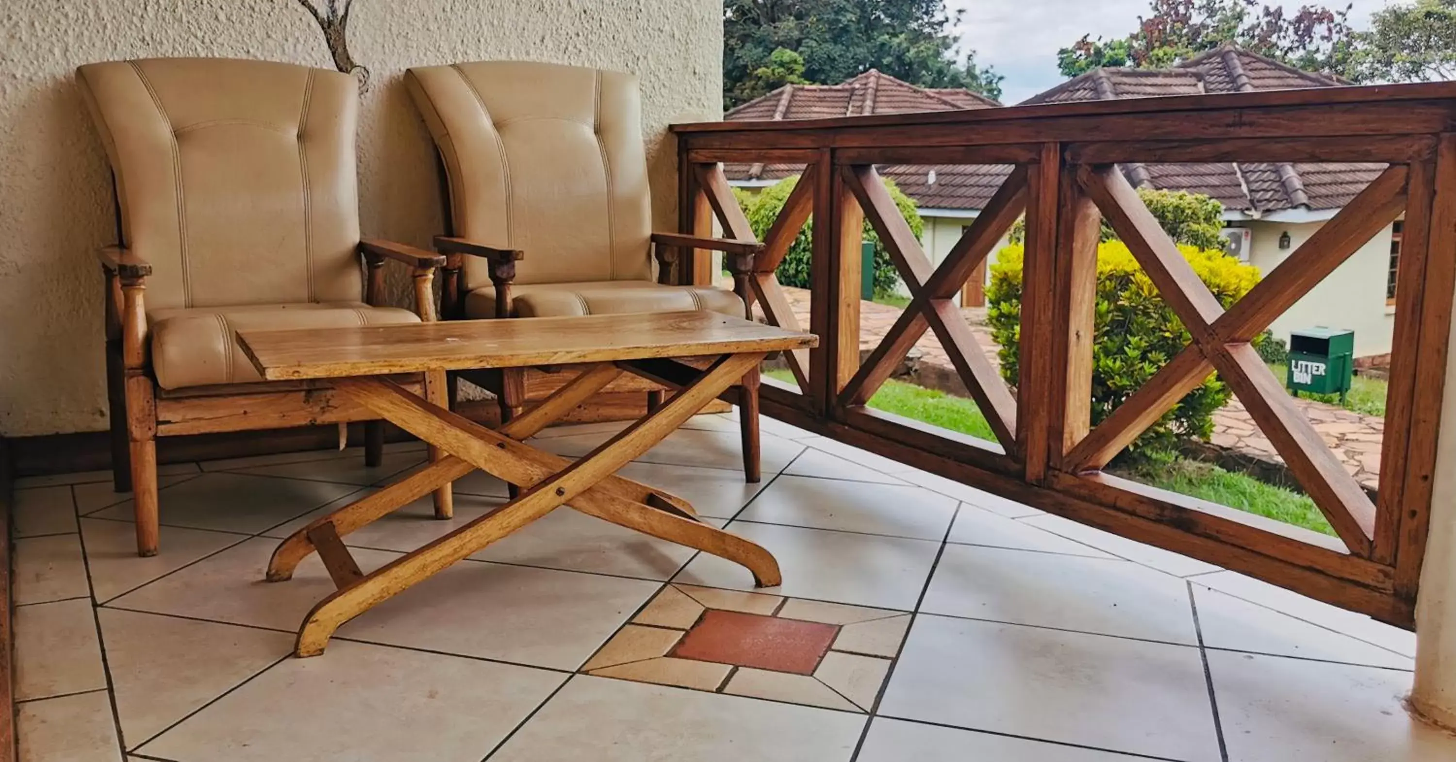 Balcony/Terrace in Jinja Nile Resort